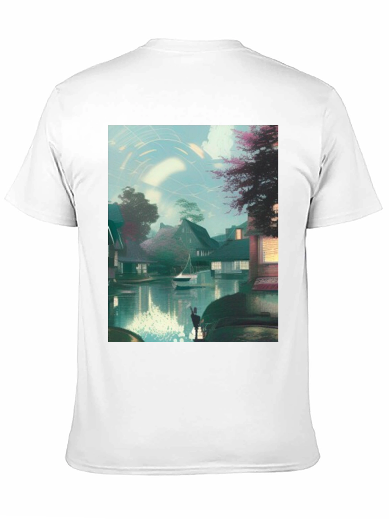 Scenic Waterway Art Print T-Shirt