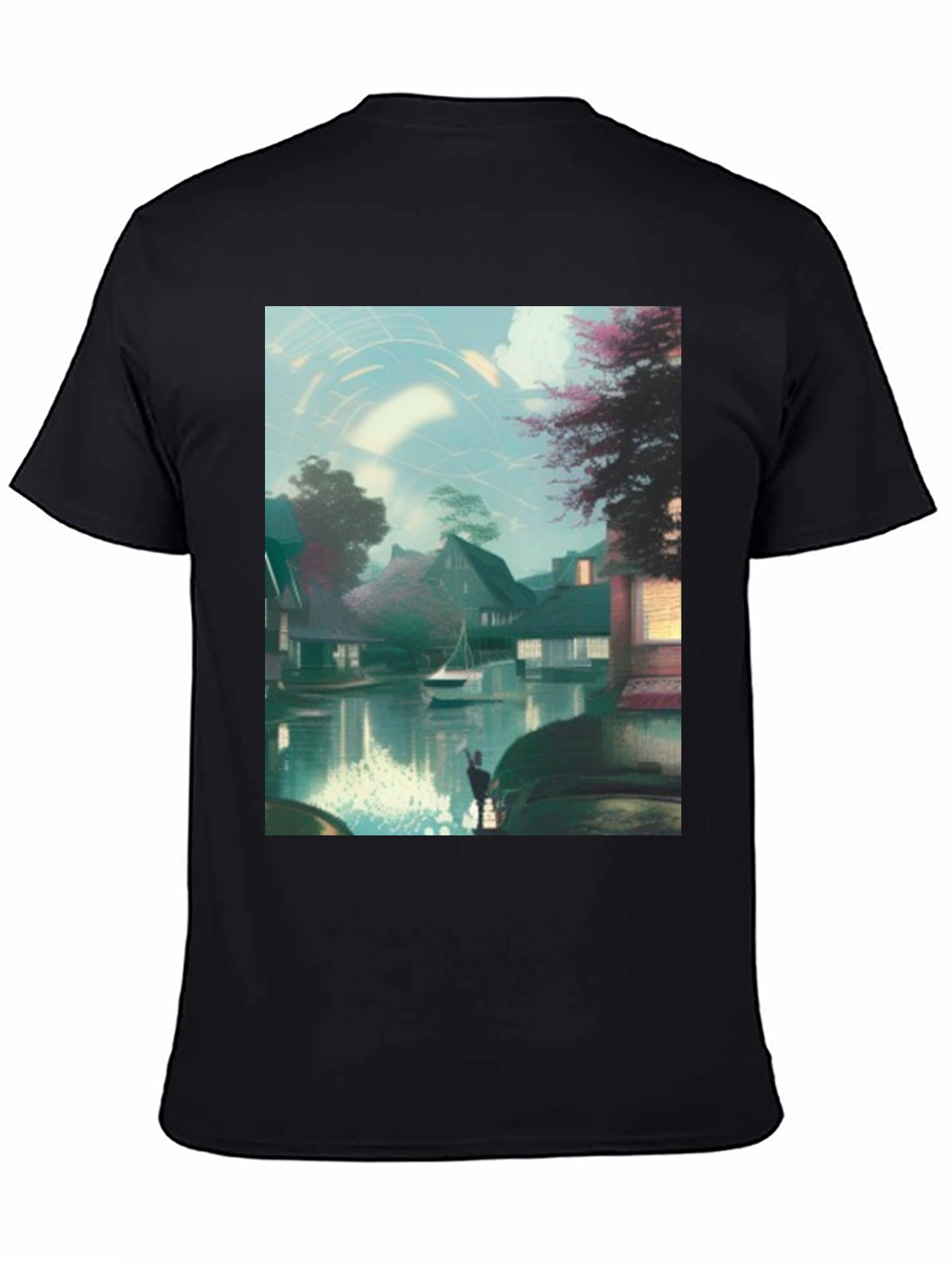 Scenic Waterway Art Print T-Shirt
