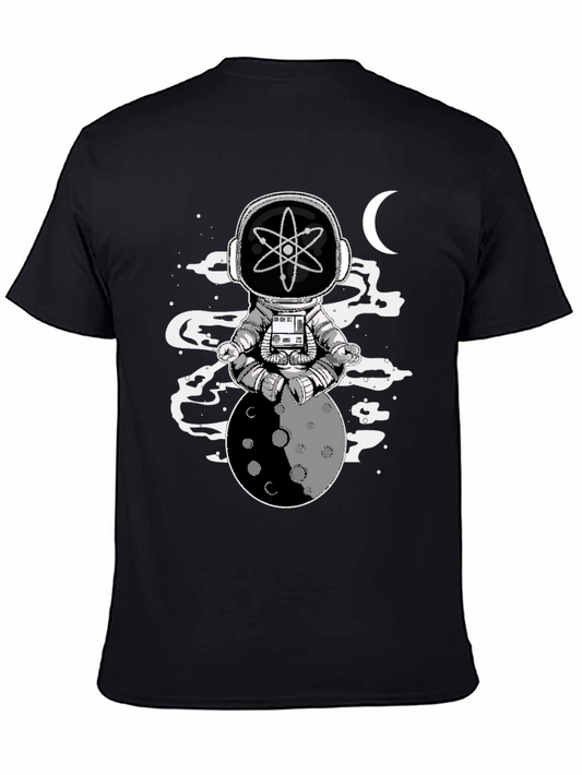 Astronaut Atom Moon Graphic T-Shirt