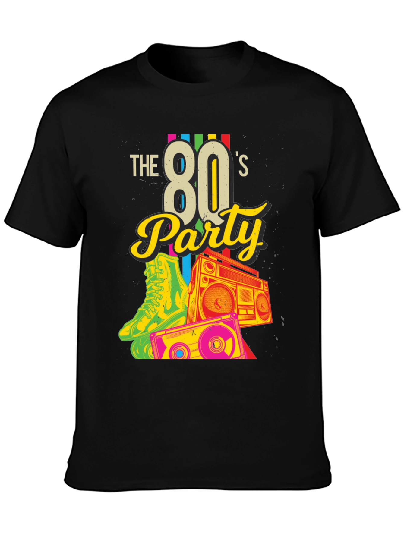Retro 80s Party Graphic Tee