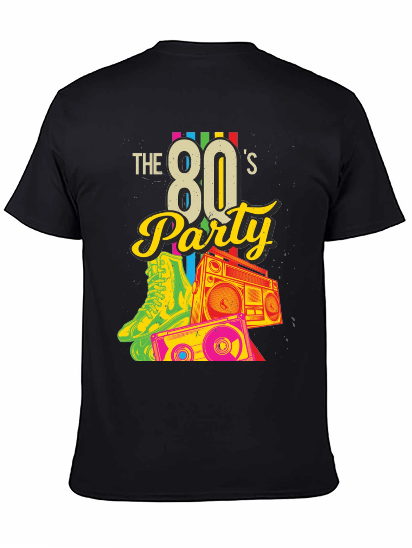 Retro 80s Party Graphic Tee