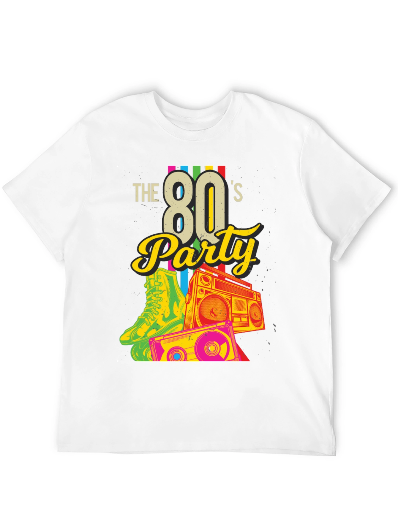 Retro 80s Party Graphic Tee