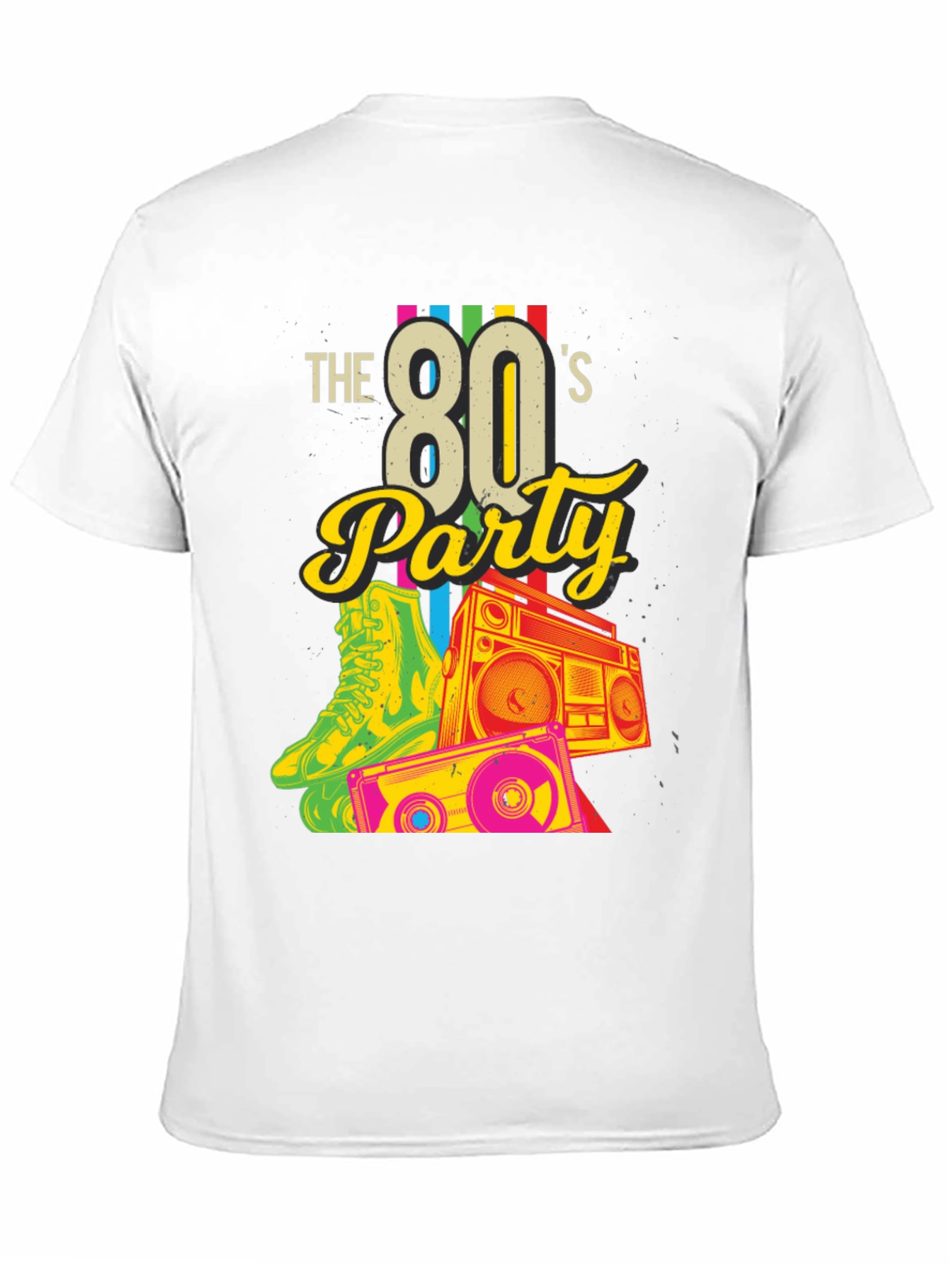 Retro 80s Party Graphic Tee