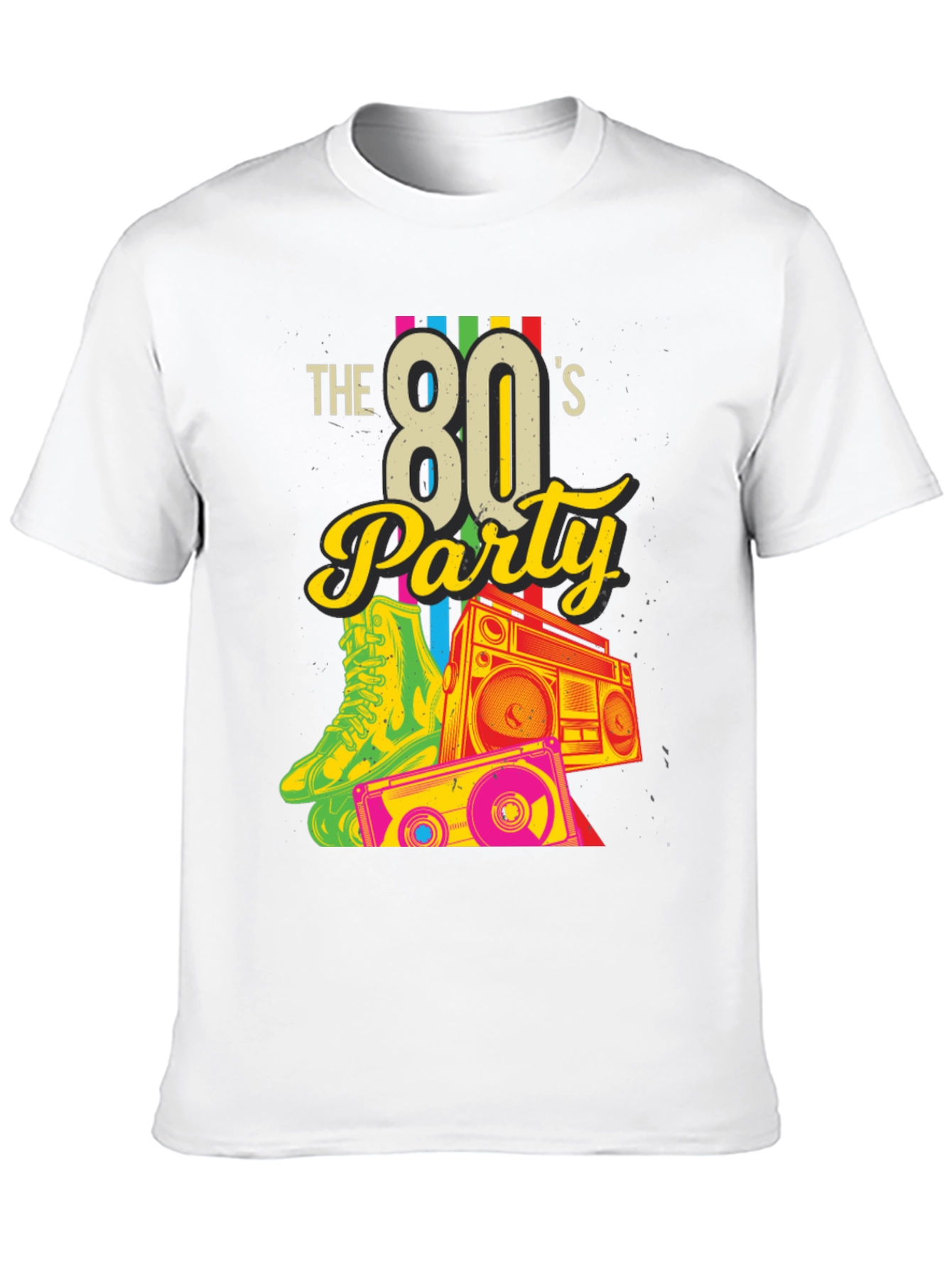 Retro 80s Party Graphic Tee