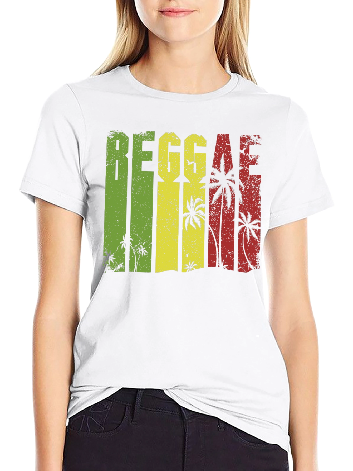 Reggae Vibe Mens Black T-Shirt