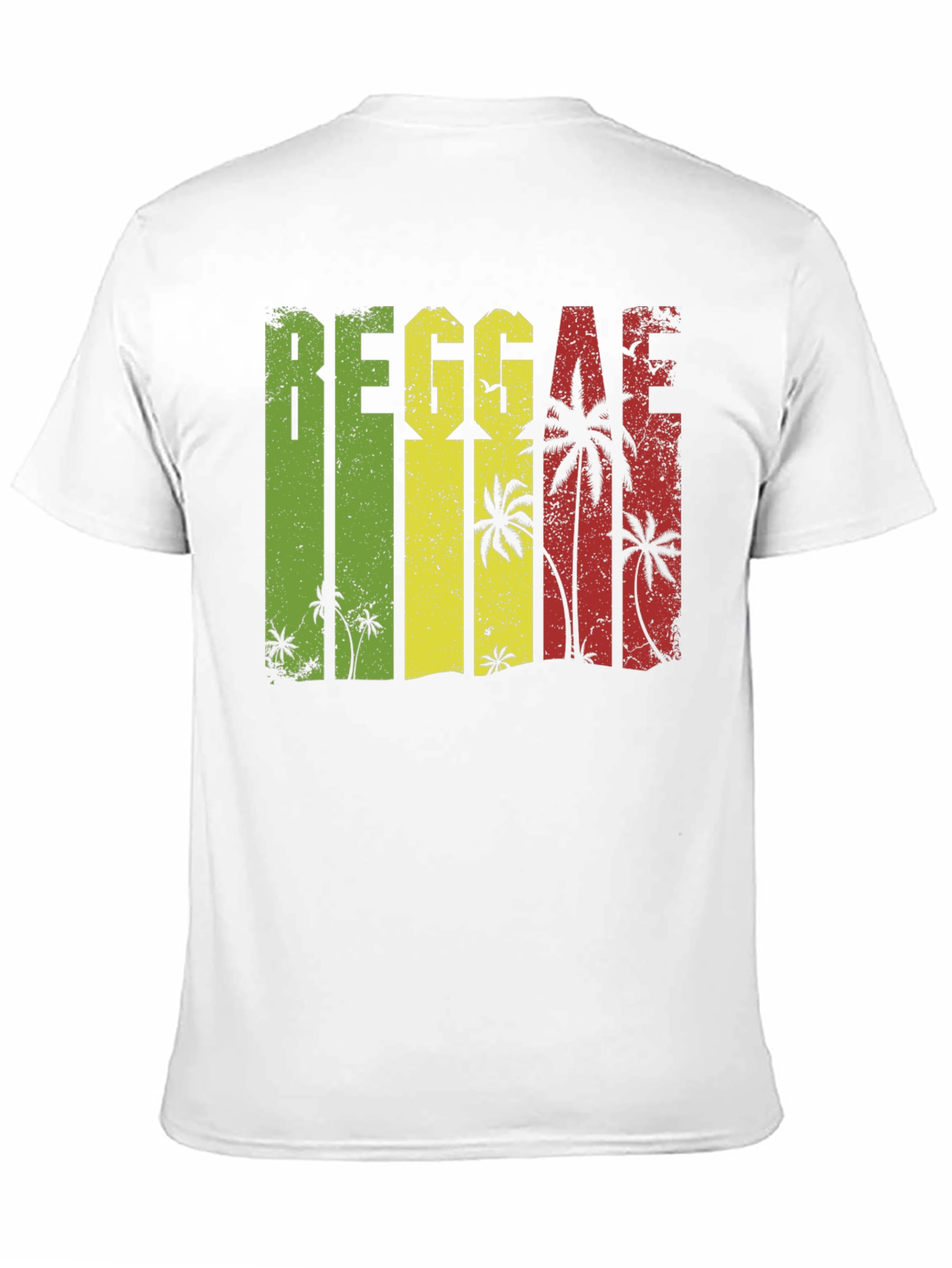 Reggae Vibe Mens Black T-Shirt