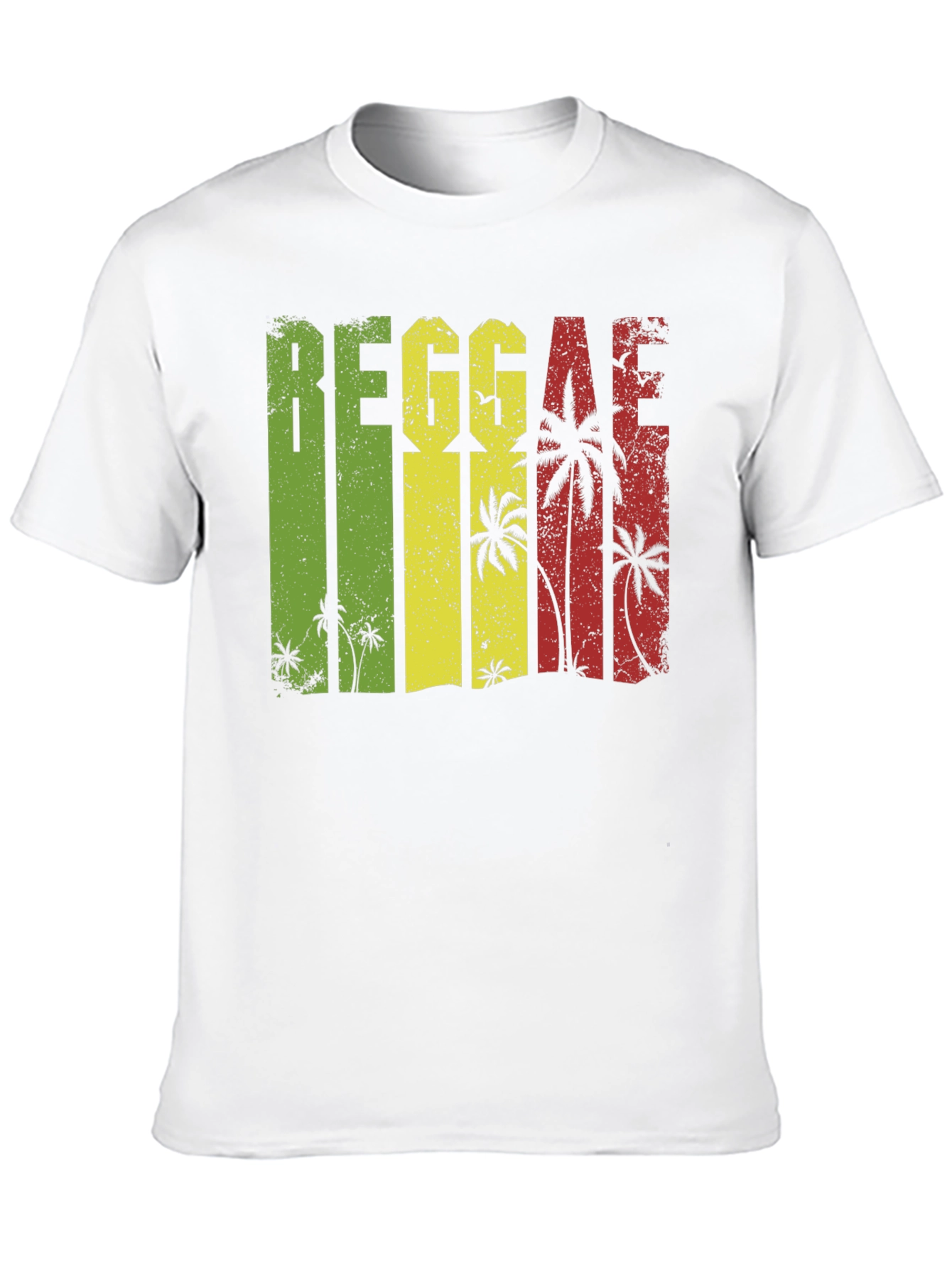 Reggae Vibe Mens Black T-Shirt