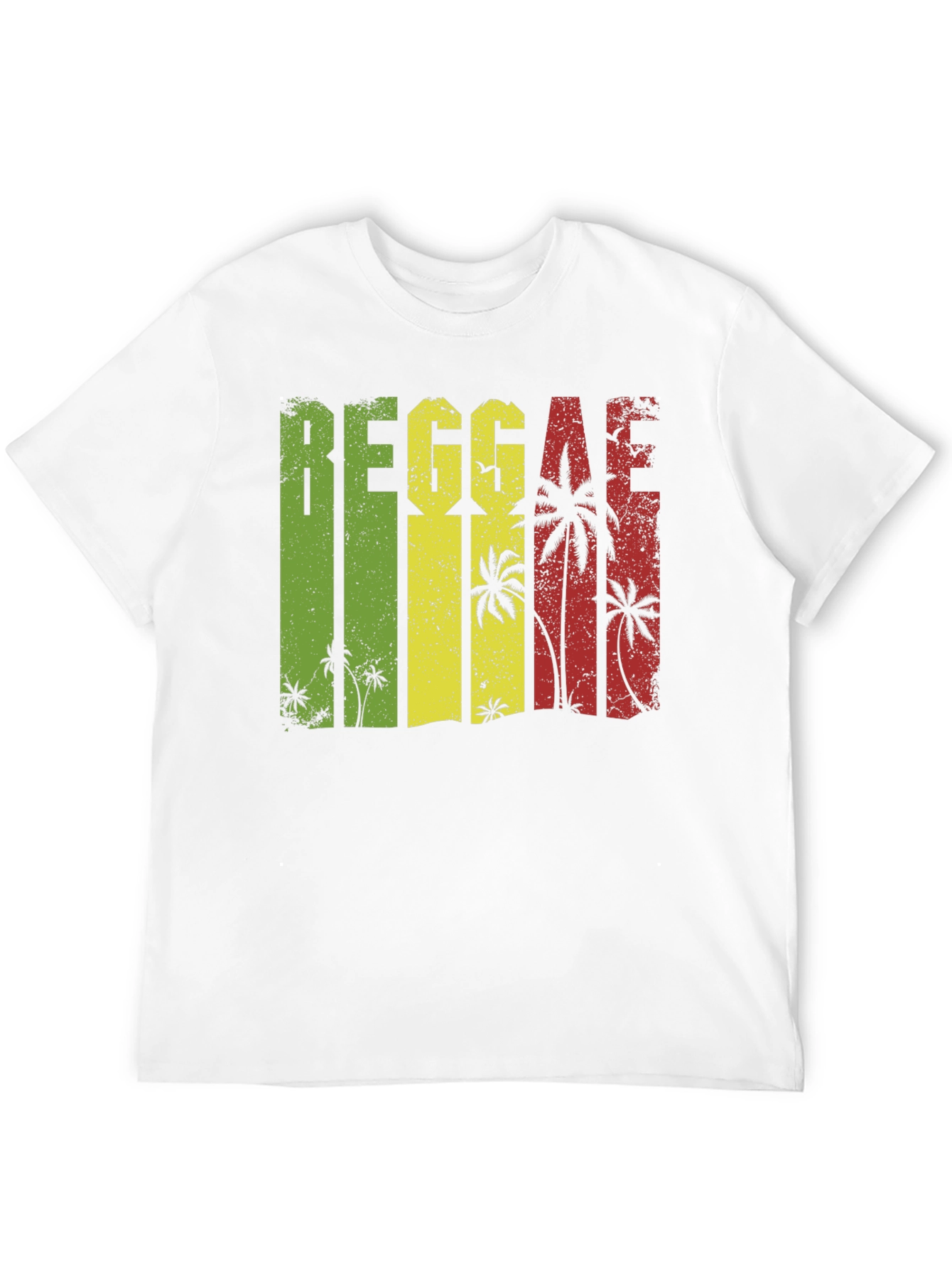 Reggae Vibe Mens Black T-Shirt