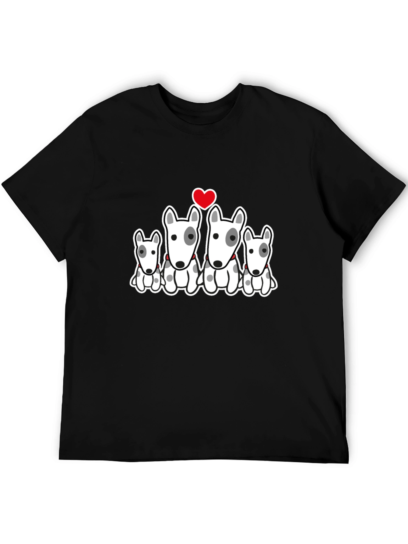 Bull Terrier Family Graphic Tee