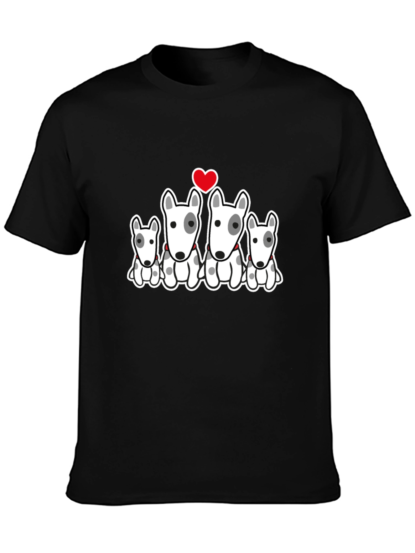 Bull Terrier Family Graphic Tee