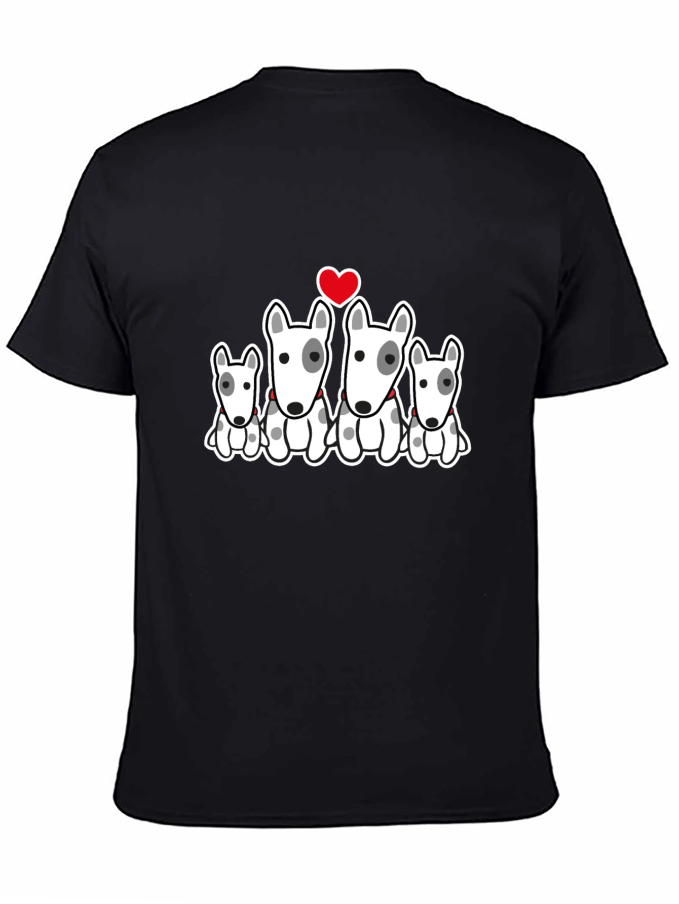 Bull Terrier Family Graphic Tee