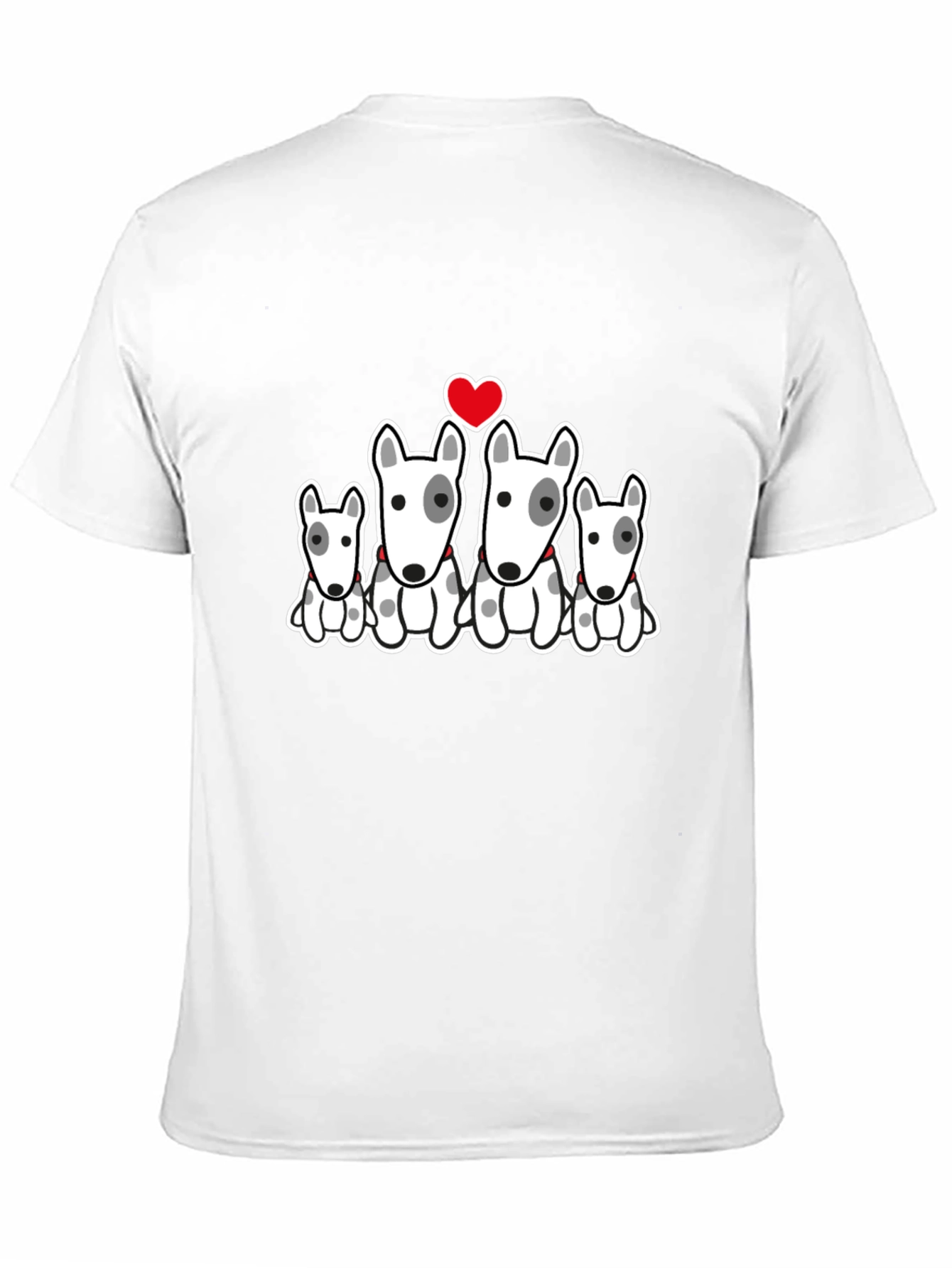 Bull Terrier Family Graphic Tee