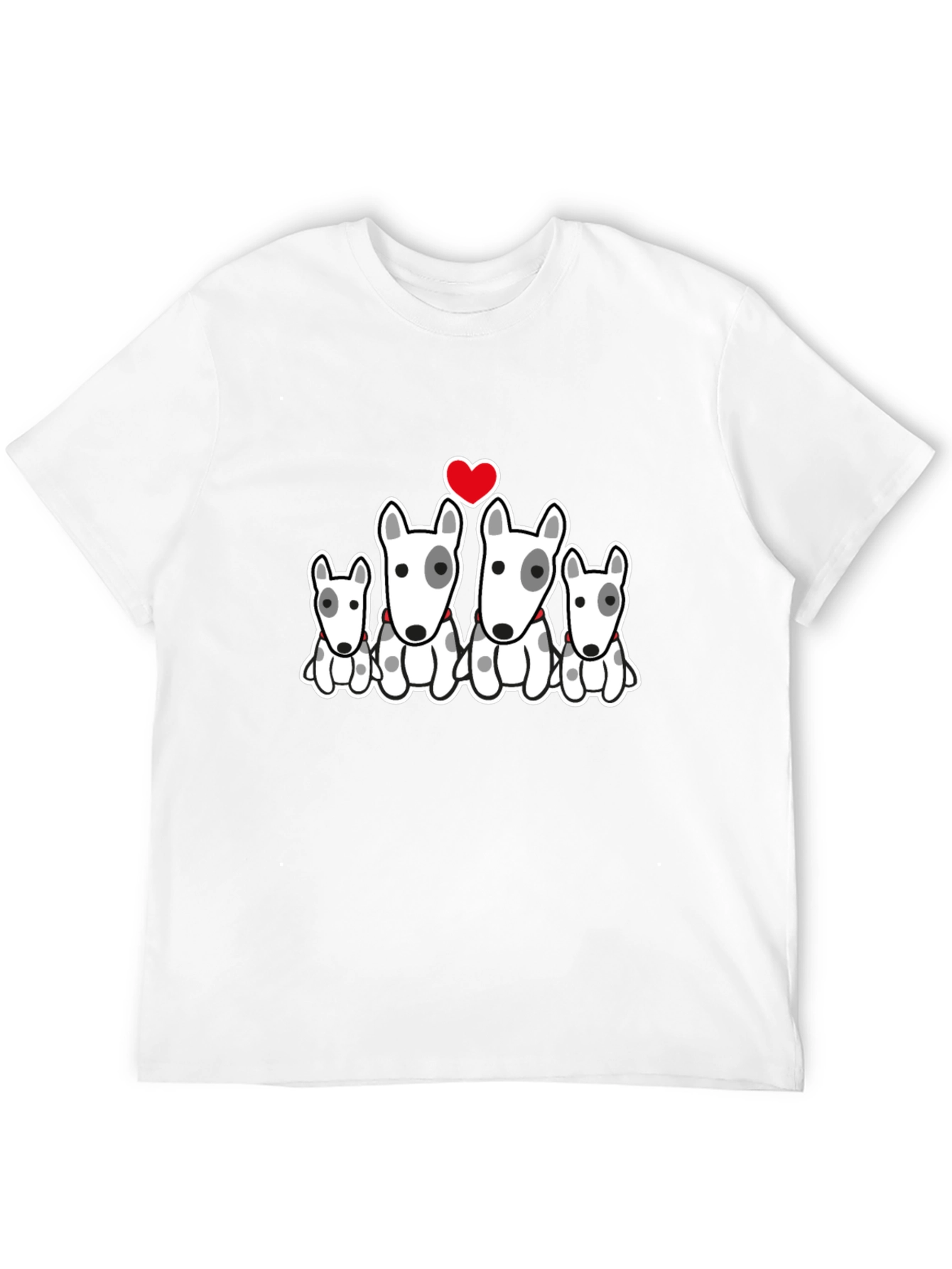 Bull Terrier Family Graphic Tee