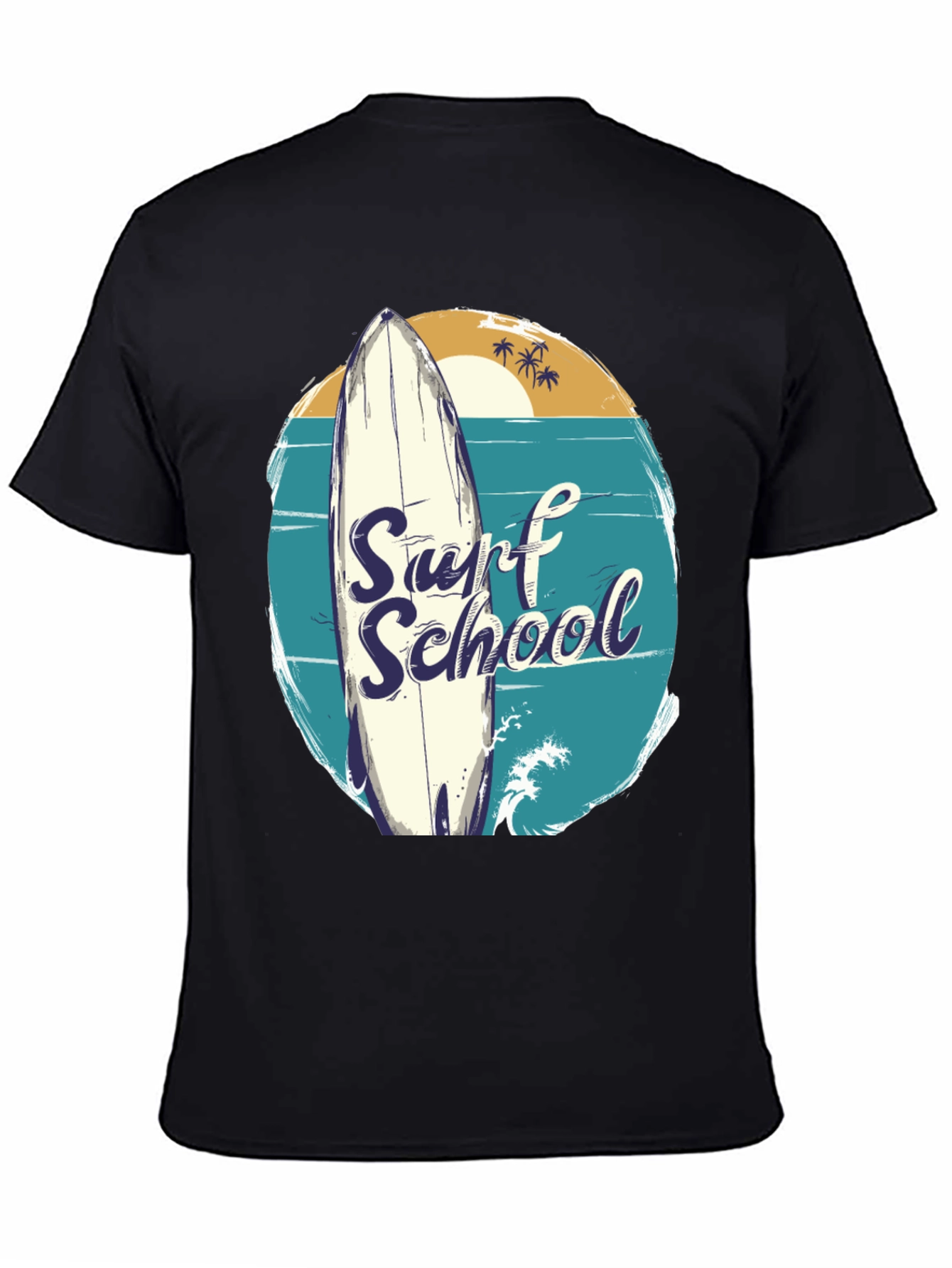 Surf School Graphic Tee - Beach Vibes