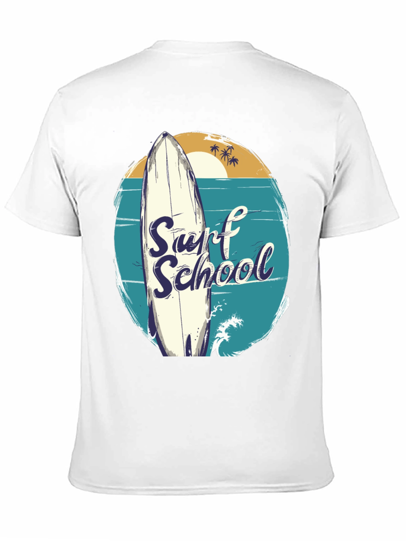 Surf School Graphic Tee - Beach Vibes