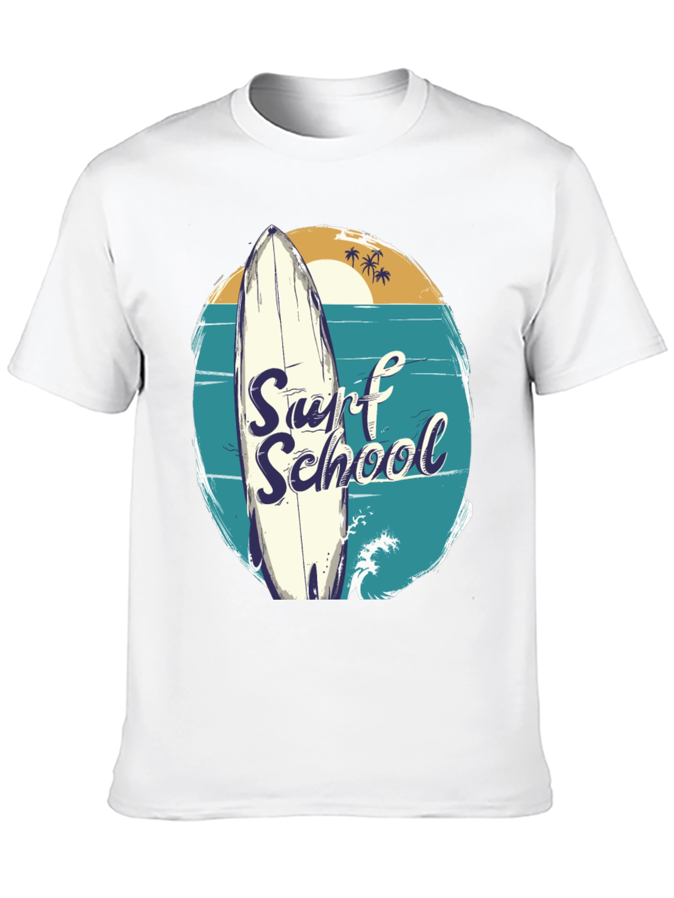 Surf School Graphic Tee - Beach Vibes