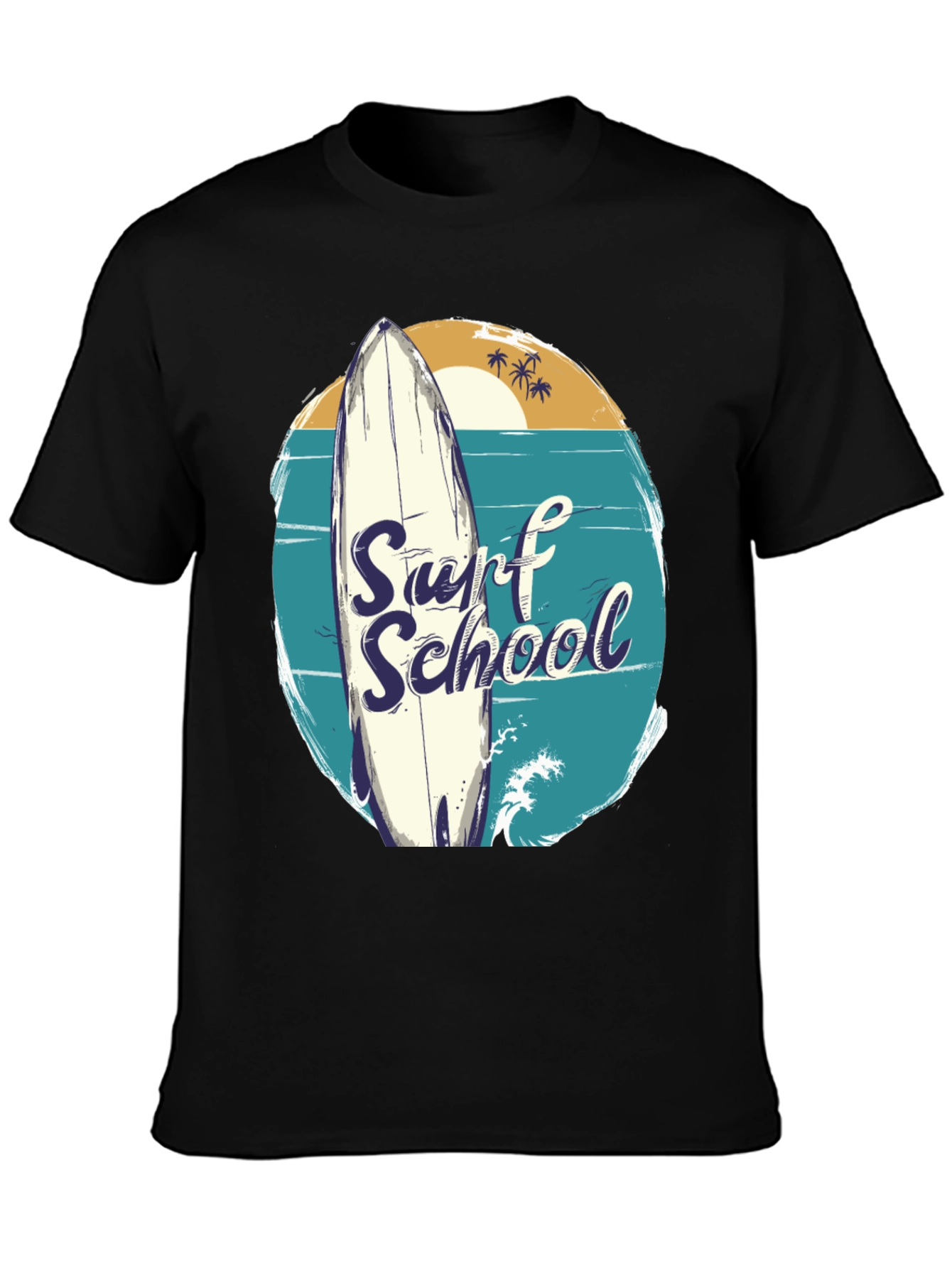 Surf School Graphic Tee - Beach Vibes