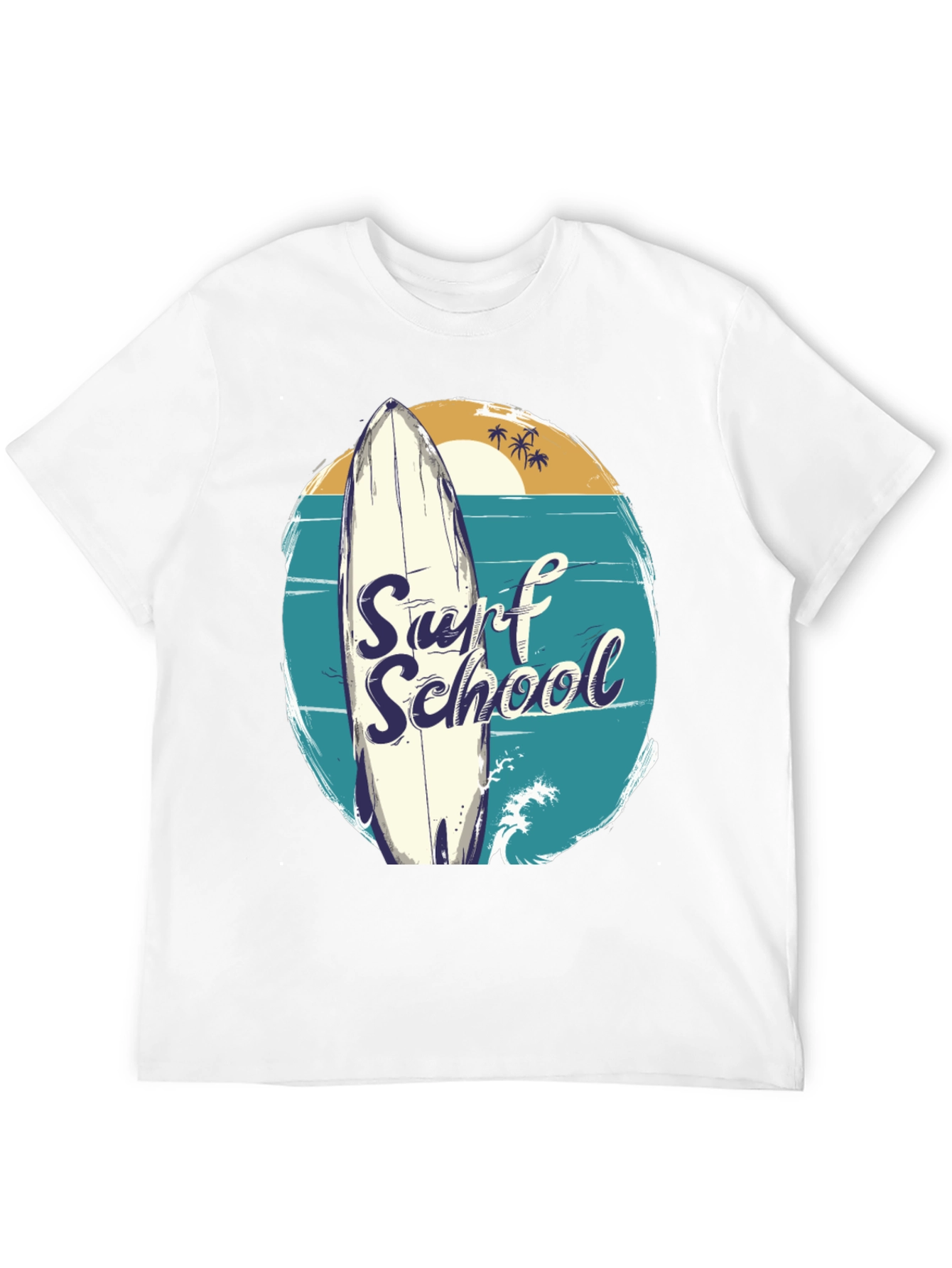 Surf School Graphic Tee - Beach Vibes
