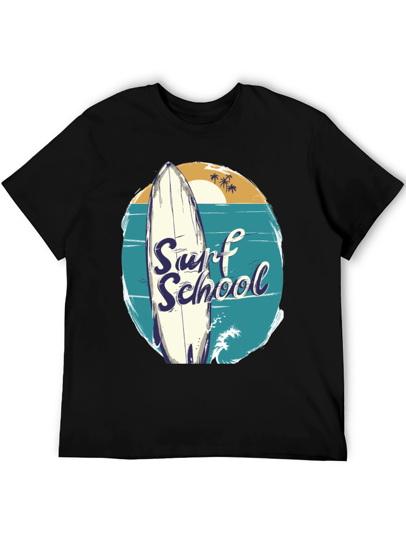 Surf School Graphic Tee - Beach Vibes