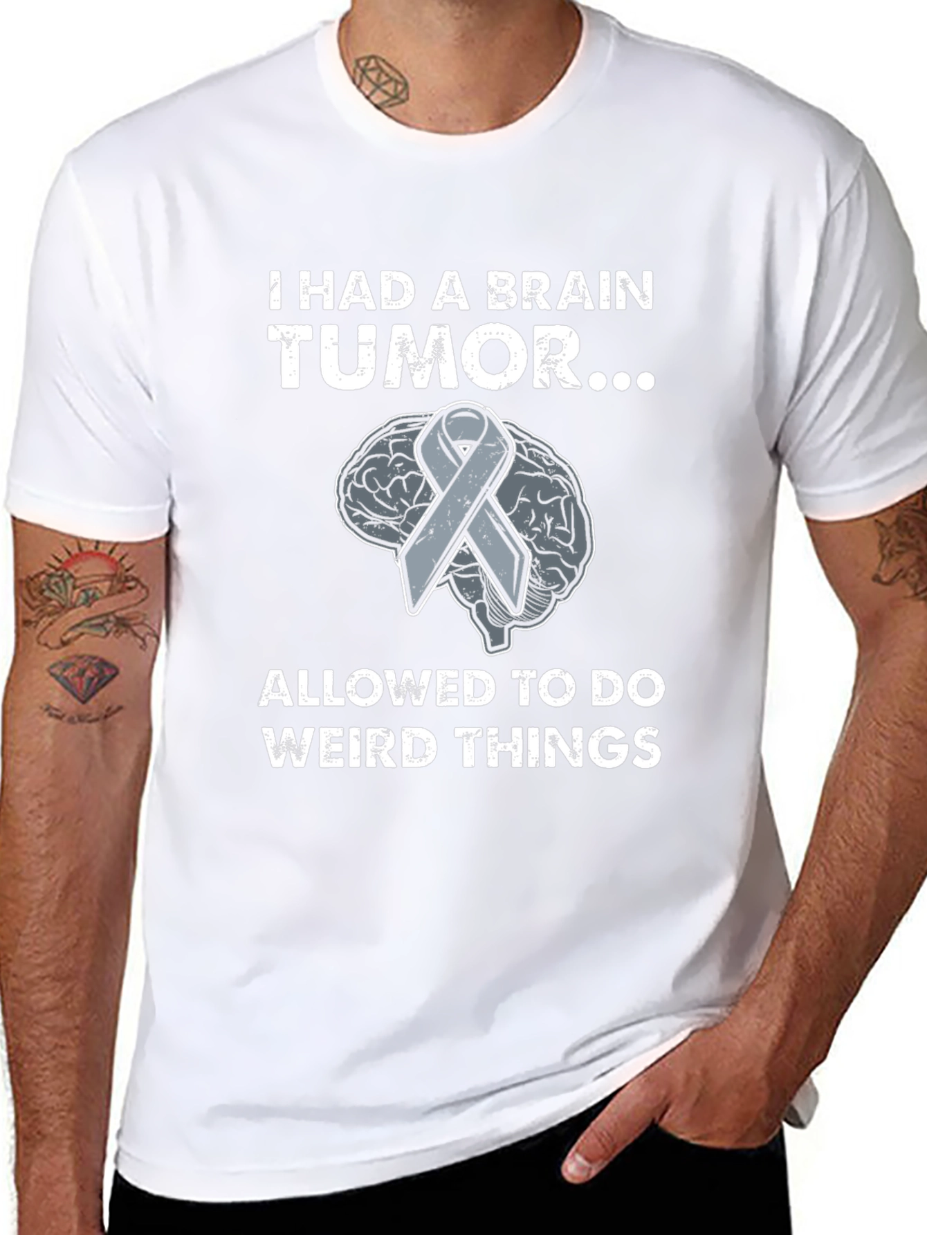 I Had a Brain Tumor Funny T-Shirt