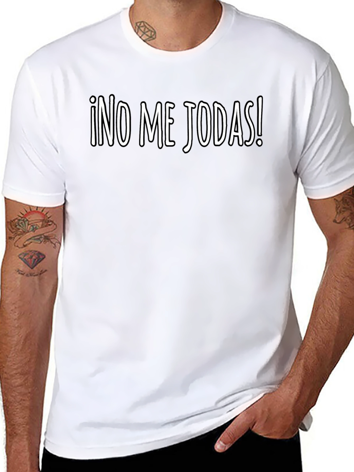 ¡No Me Jodas! Black T-Shirt