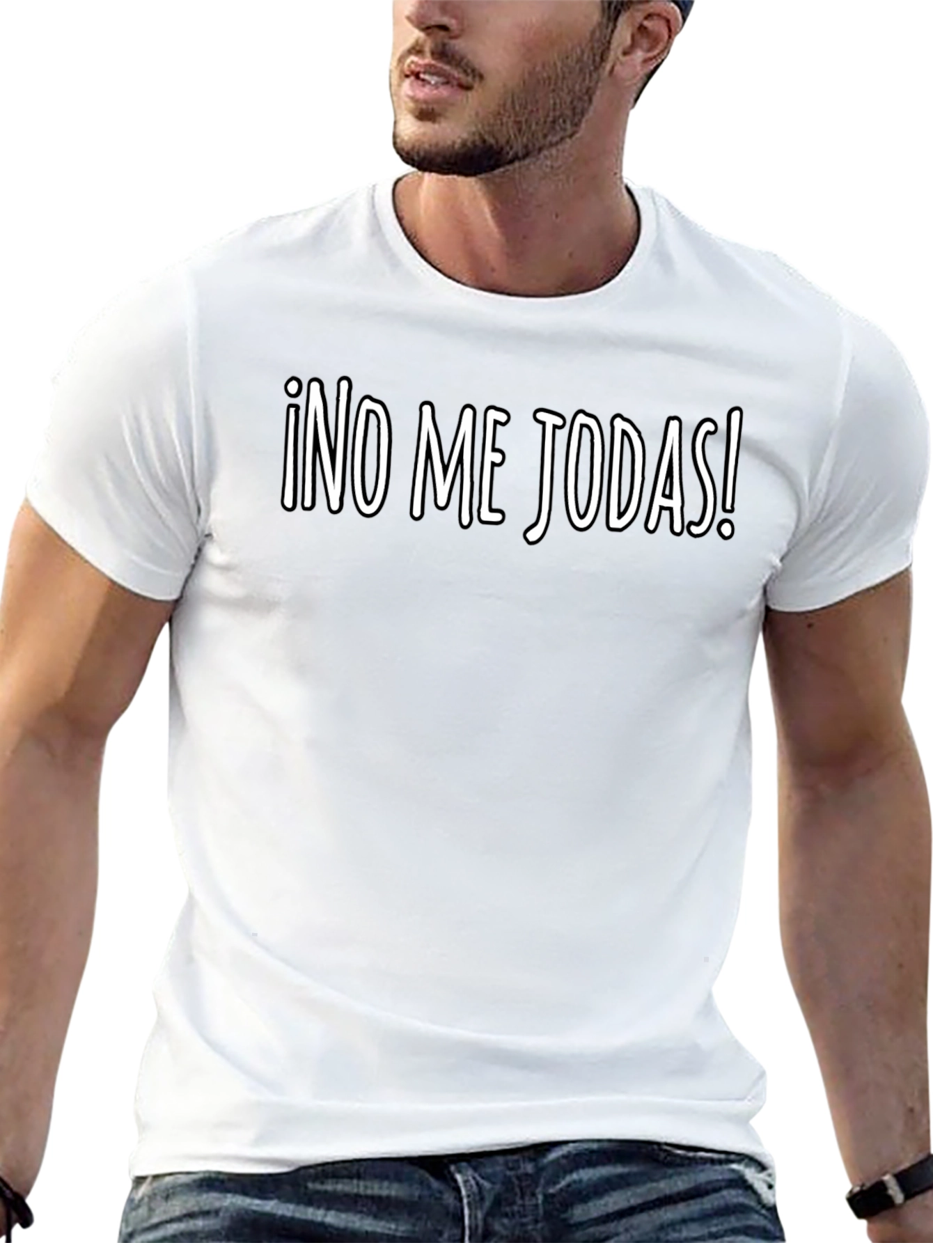 ¡No Me Jodas! Black T-Shirt