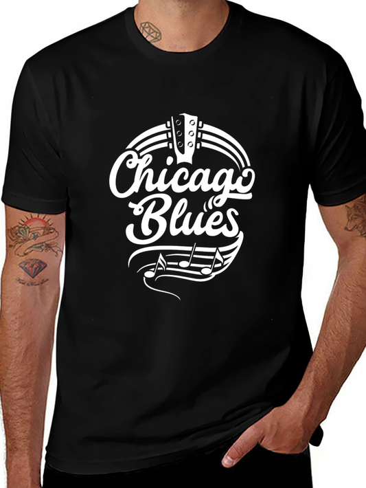 Chicago Blues Graphic T-Shirt - Classic Music Tee