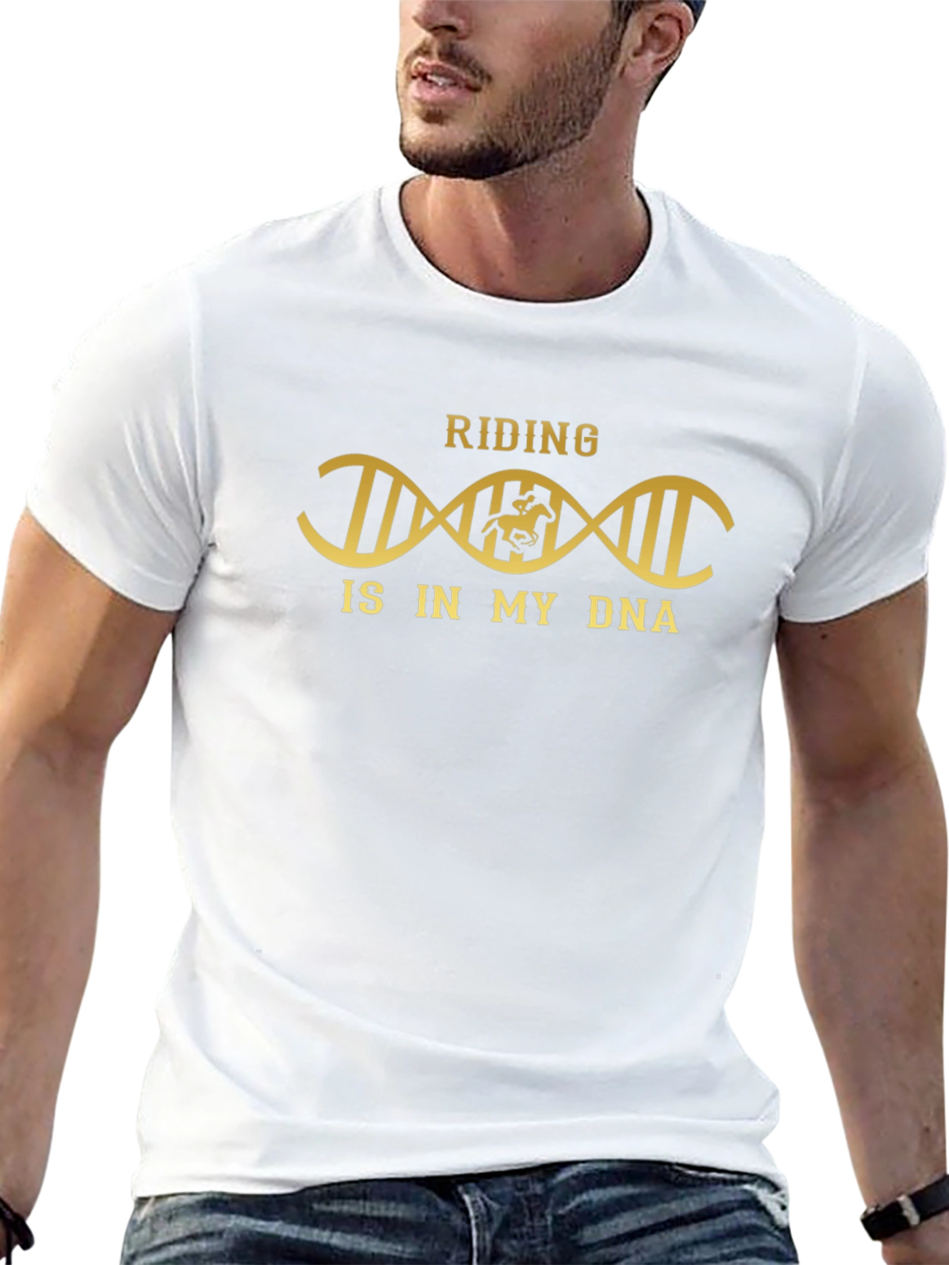 Riding DNA Graphic T-Shirt - Equestrian Passion