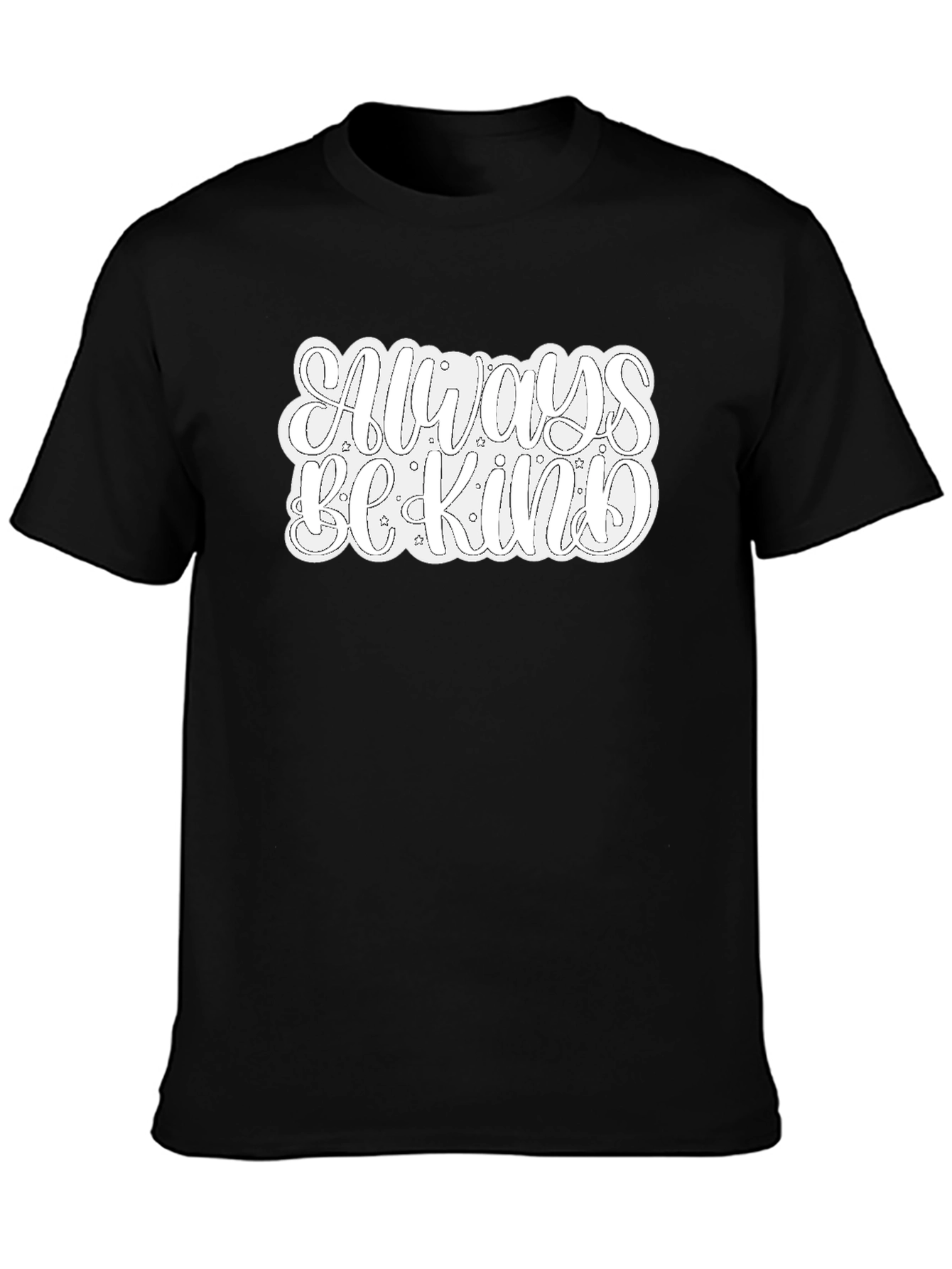 Always Be Kind Graphic Tee - Black