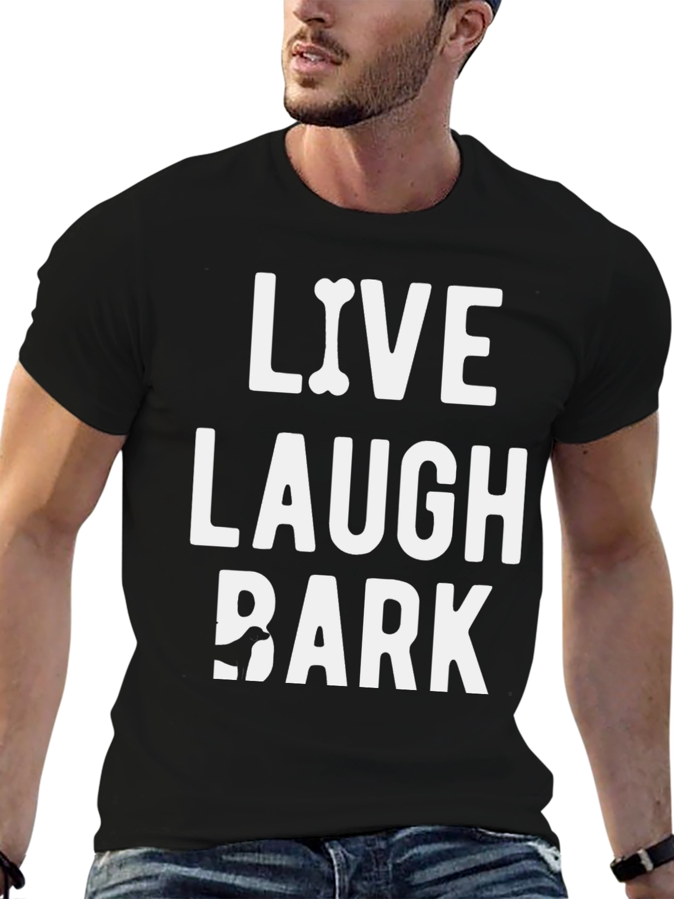 Live Laugh Bark Dog Lover T-Shirt