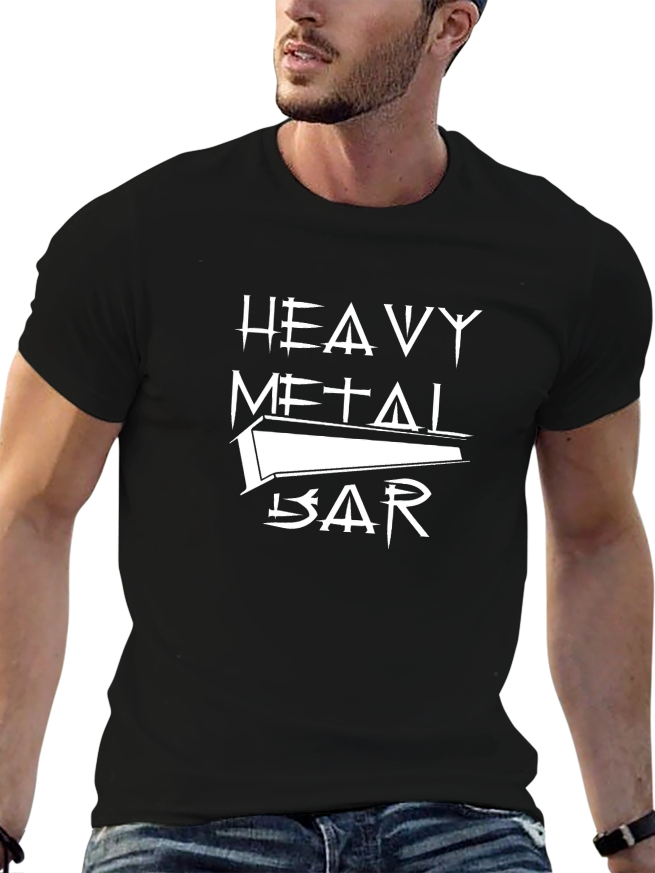 Heavy Metal Bar T-Shirt: Funny Carpenter Tee