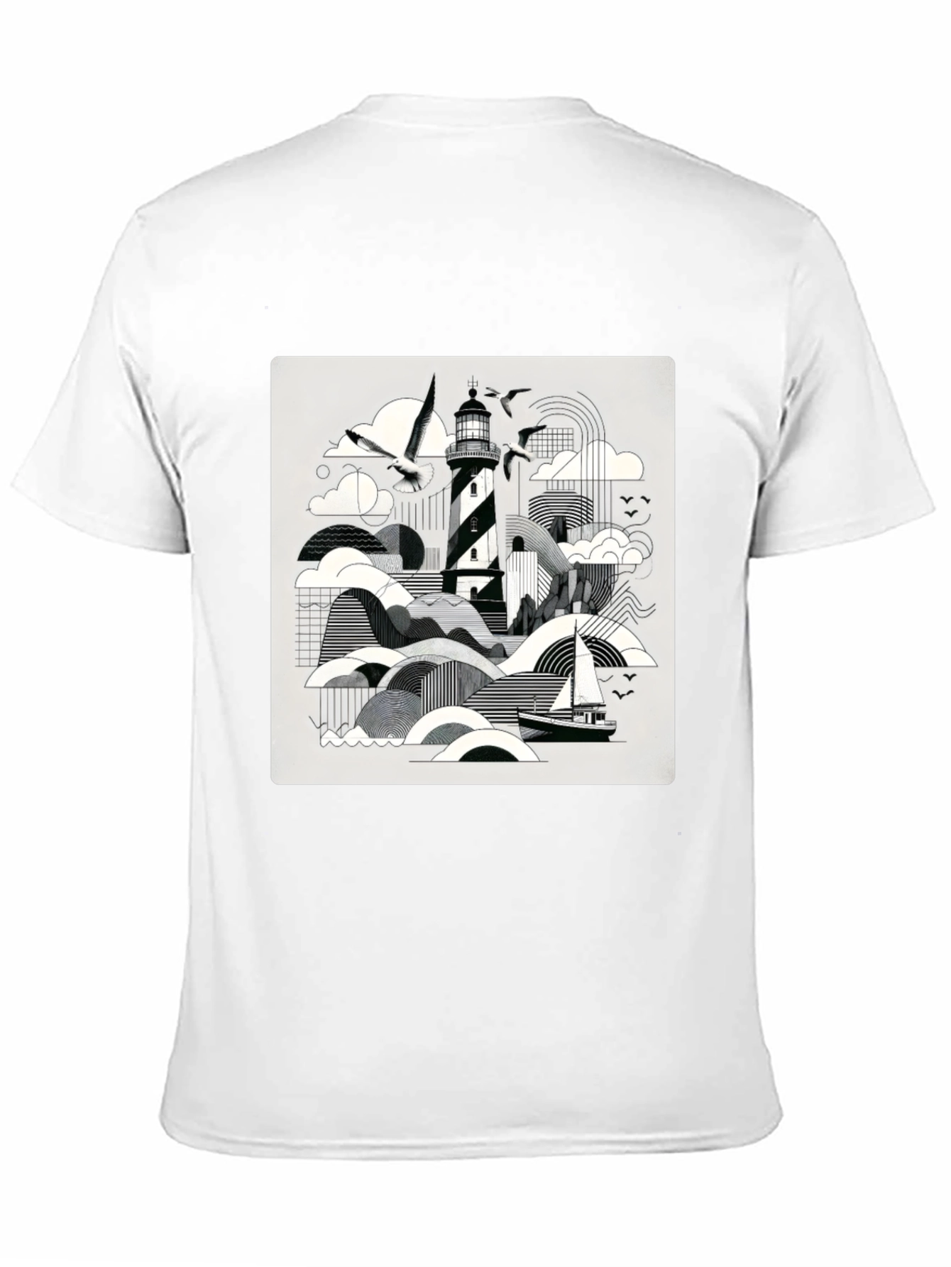 Coastal Lighthouse Graphic Tee