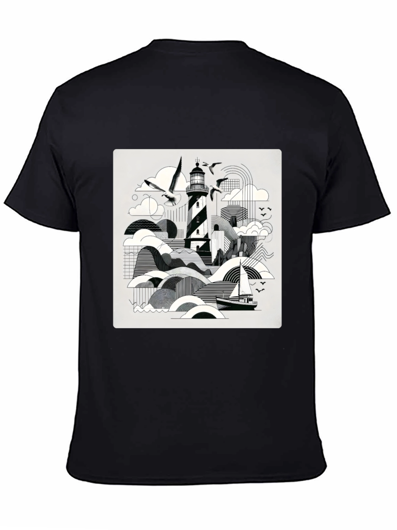 Coastal Lighthouse Graphic Tee
