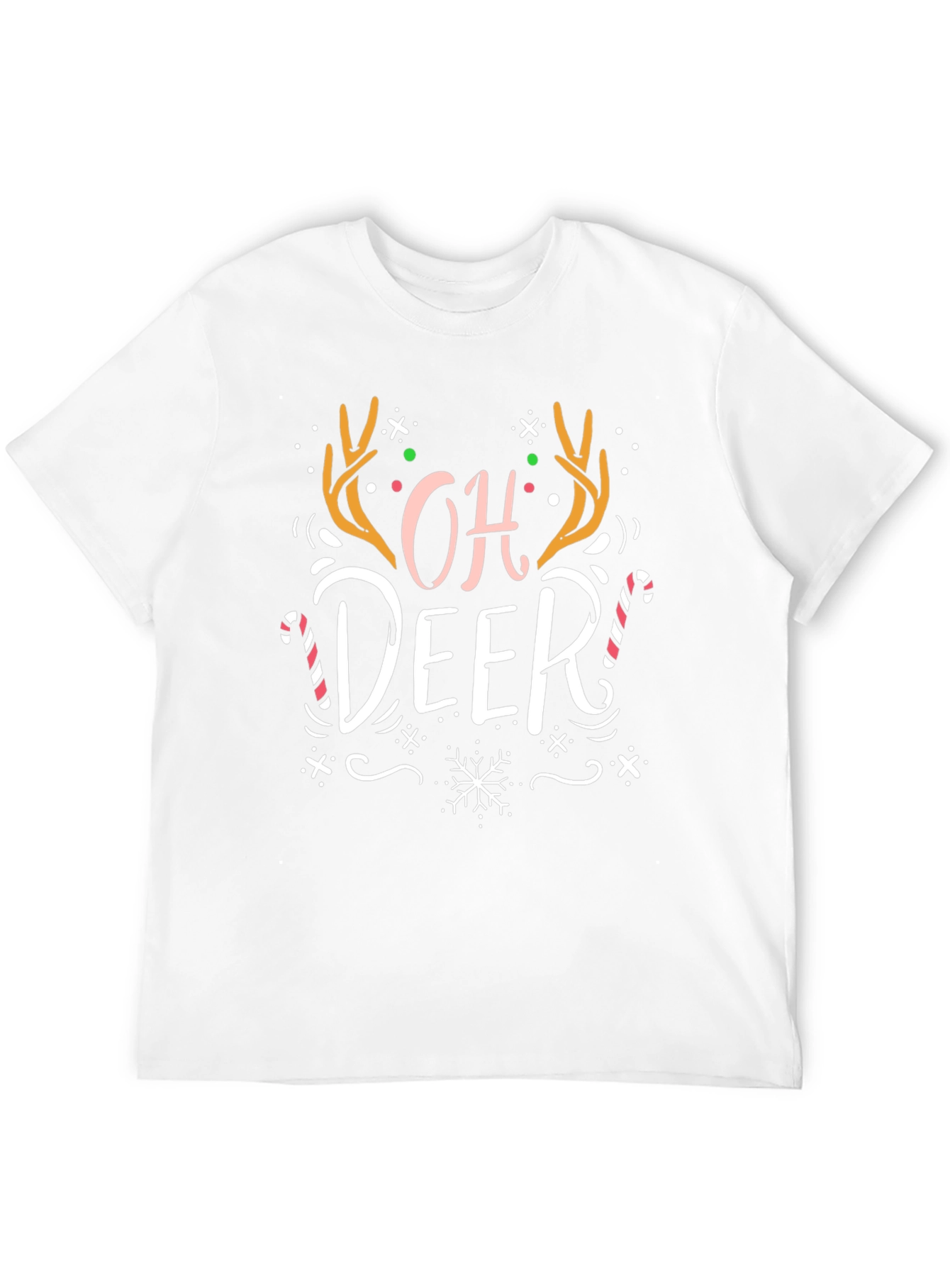Oh Deer! Christmas Graphic Print Tee