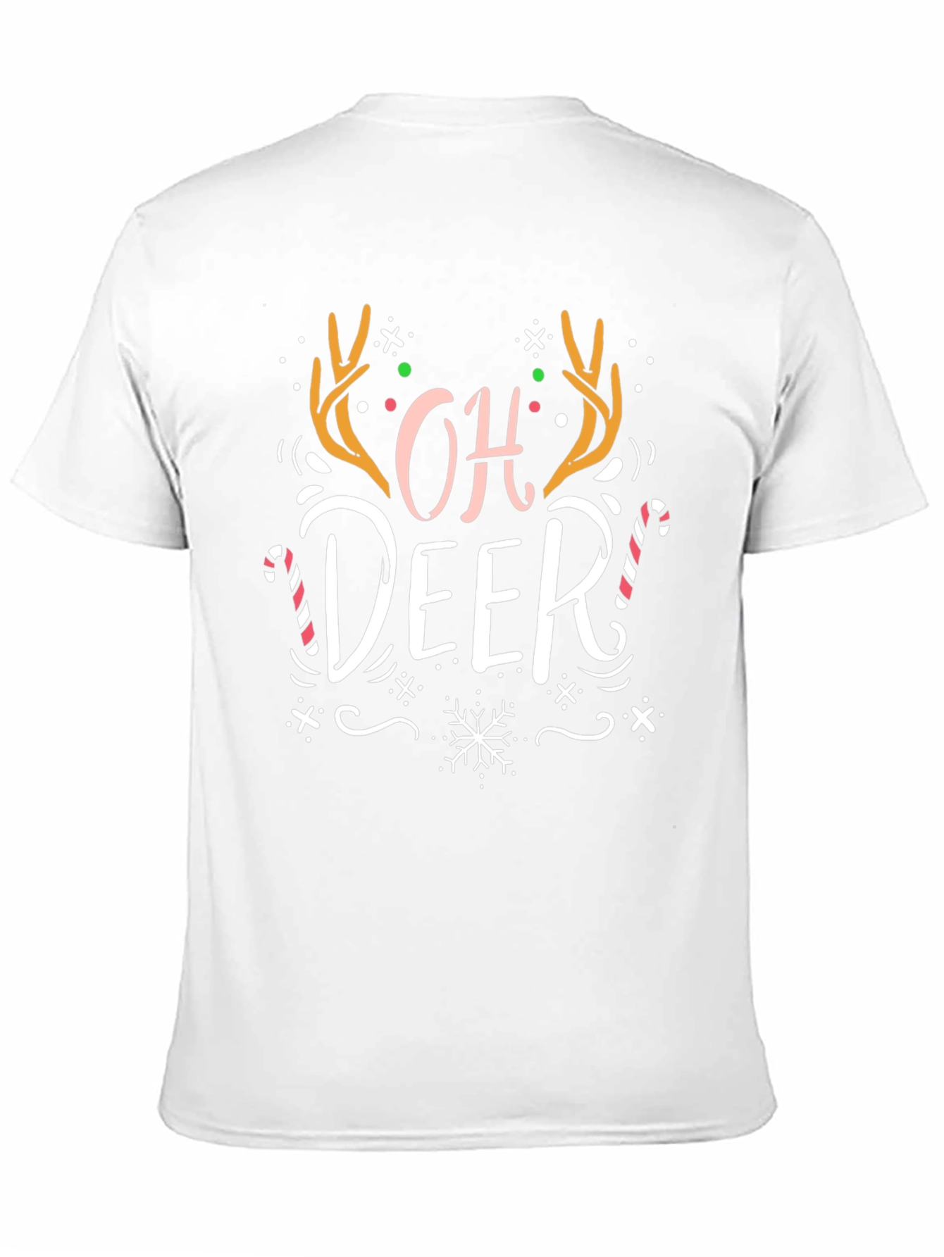 Oh Deer! Christmas Graphic Print Tee