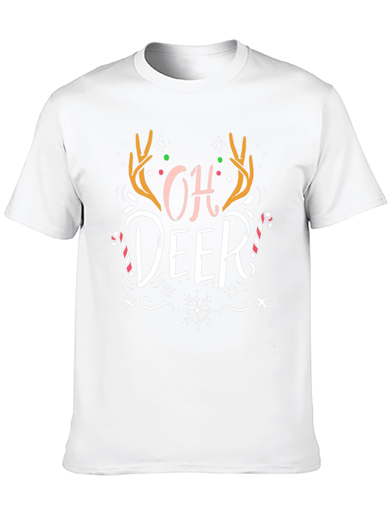 Oh Deer! Christmas Graphic Print Tee