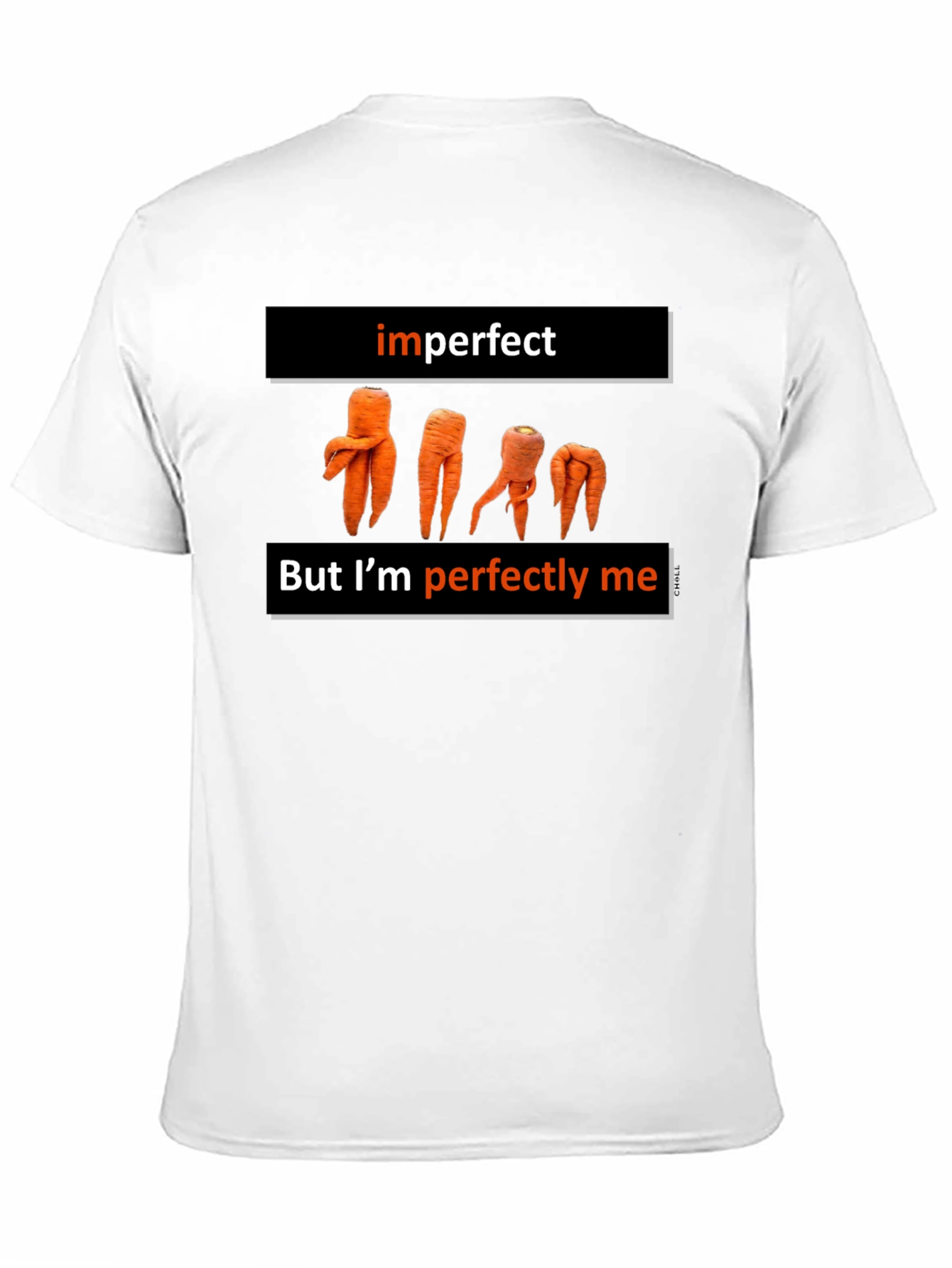 Imperfectly Me Black T-Shirt