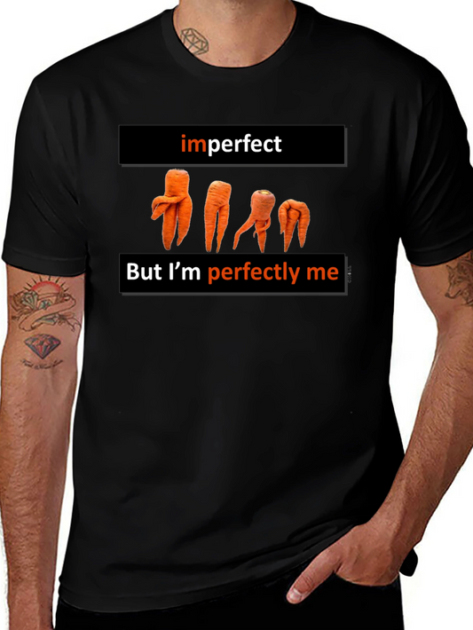 Imperfectly Me Black T-Shirt