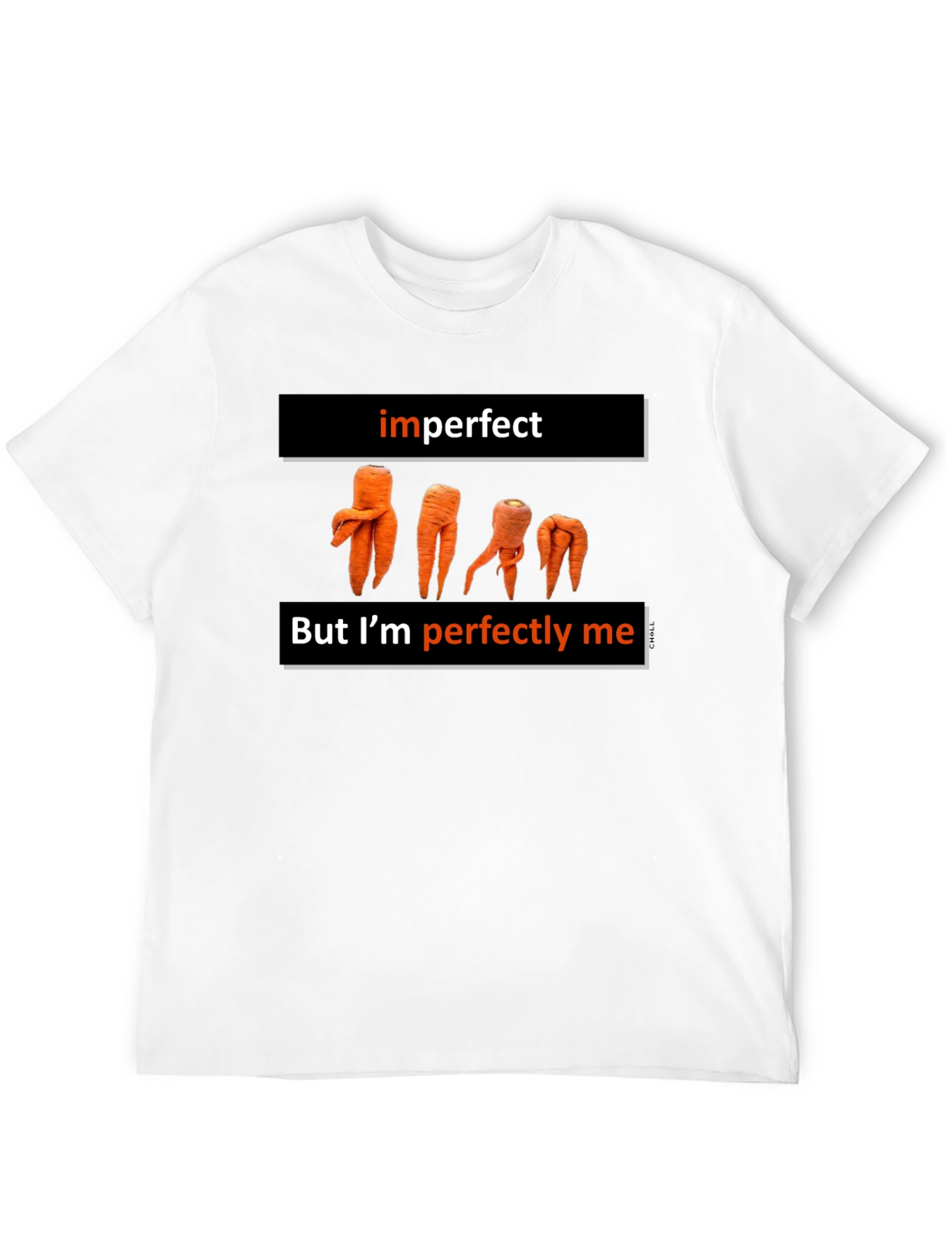 Imperfectly Me Black T-Shirt