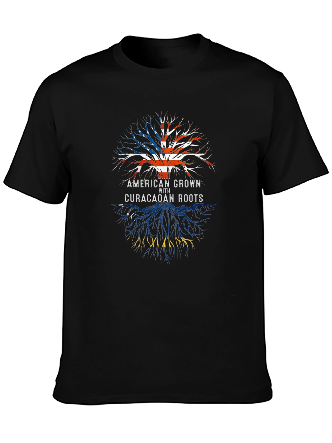 American Grown with Curaçaoan Roots Tee