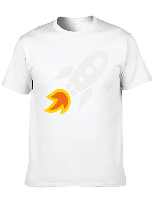Rocket Graphic Black T-Shirt
