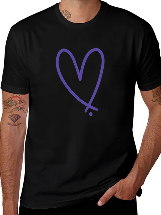Heart Graphic Tee - Casual Style