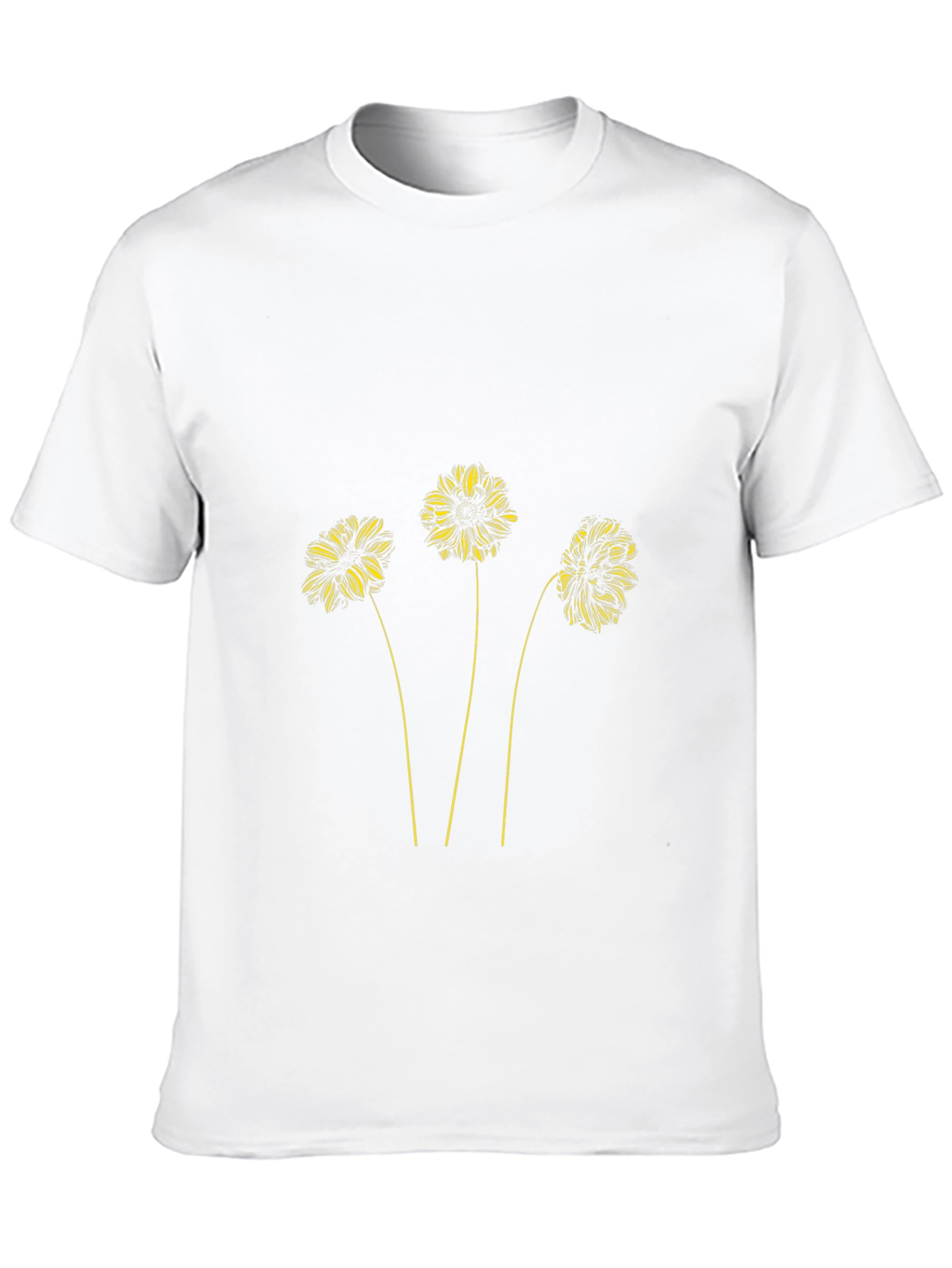 Floral Graphic Black T-Shirt