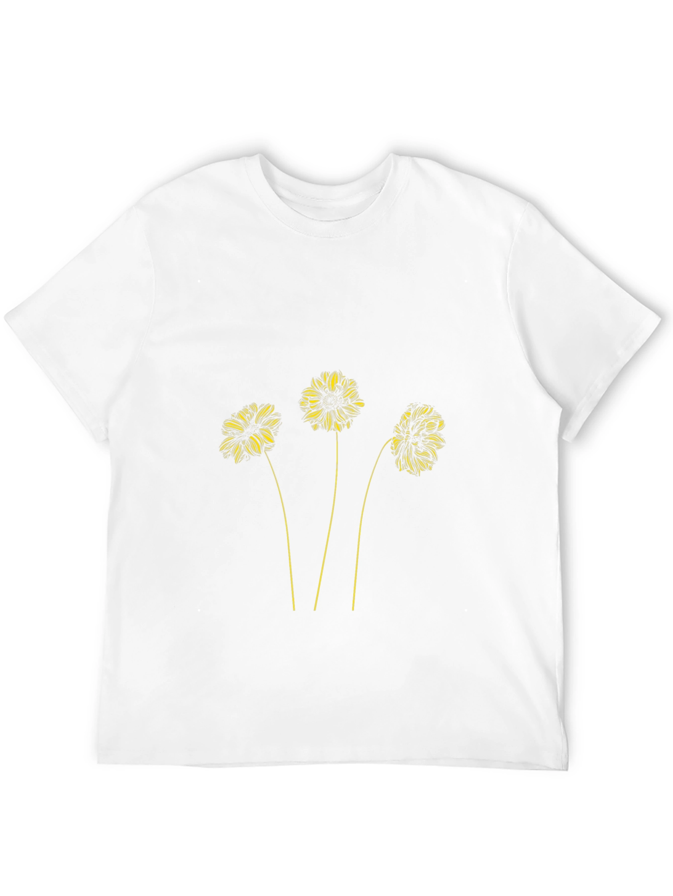 Floral Graphic Black T-Shirt