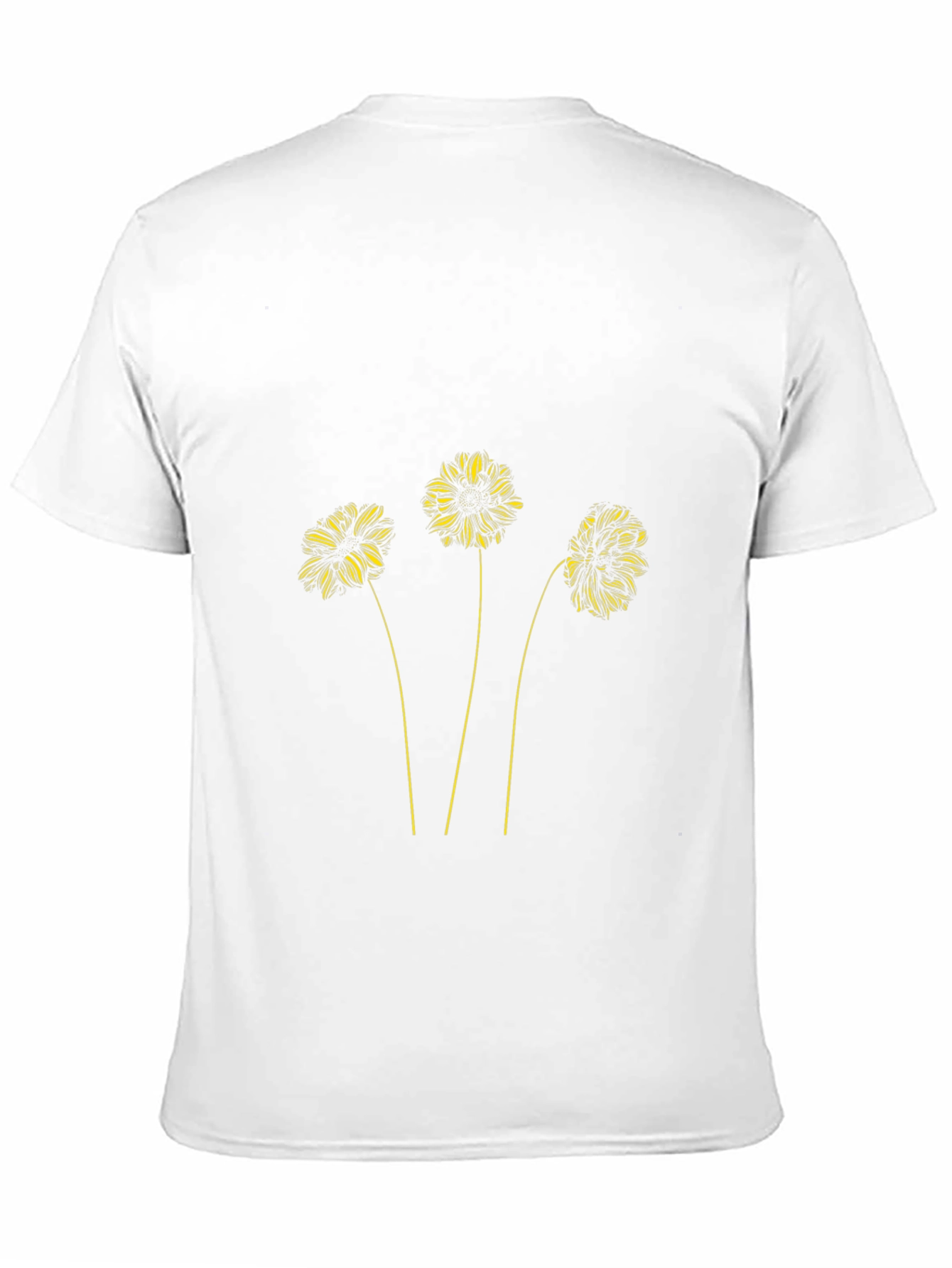 Floral Graphic Black T-Shirt