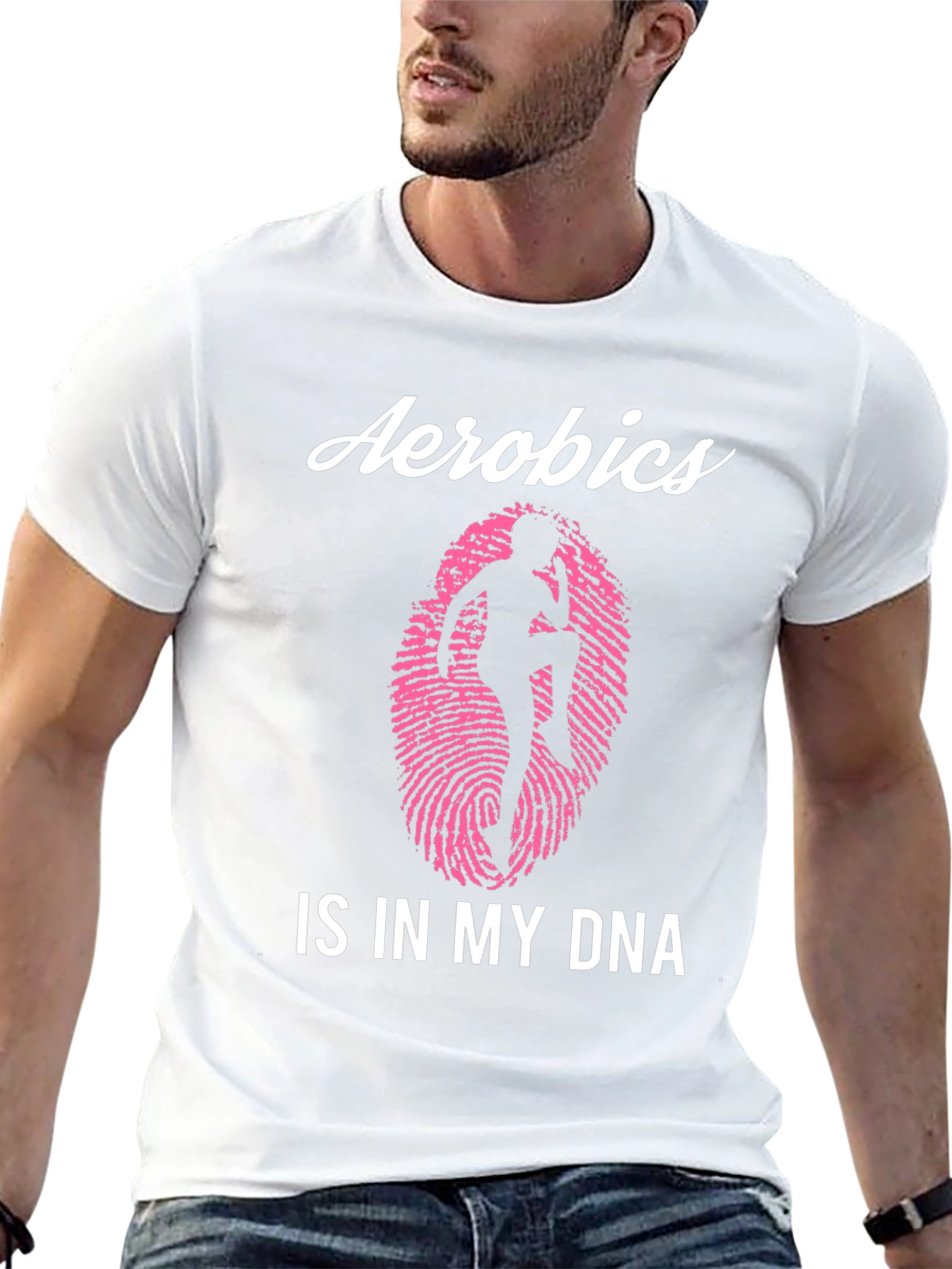 Aerobics is in My DNA Black T-Shirt
