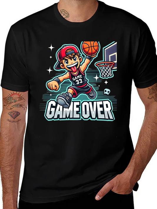 Game Over Basketball Graphic Tee