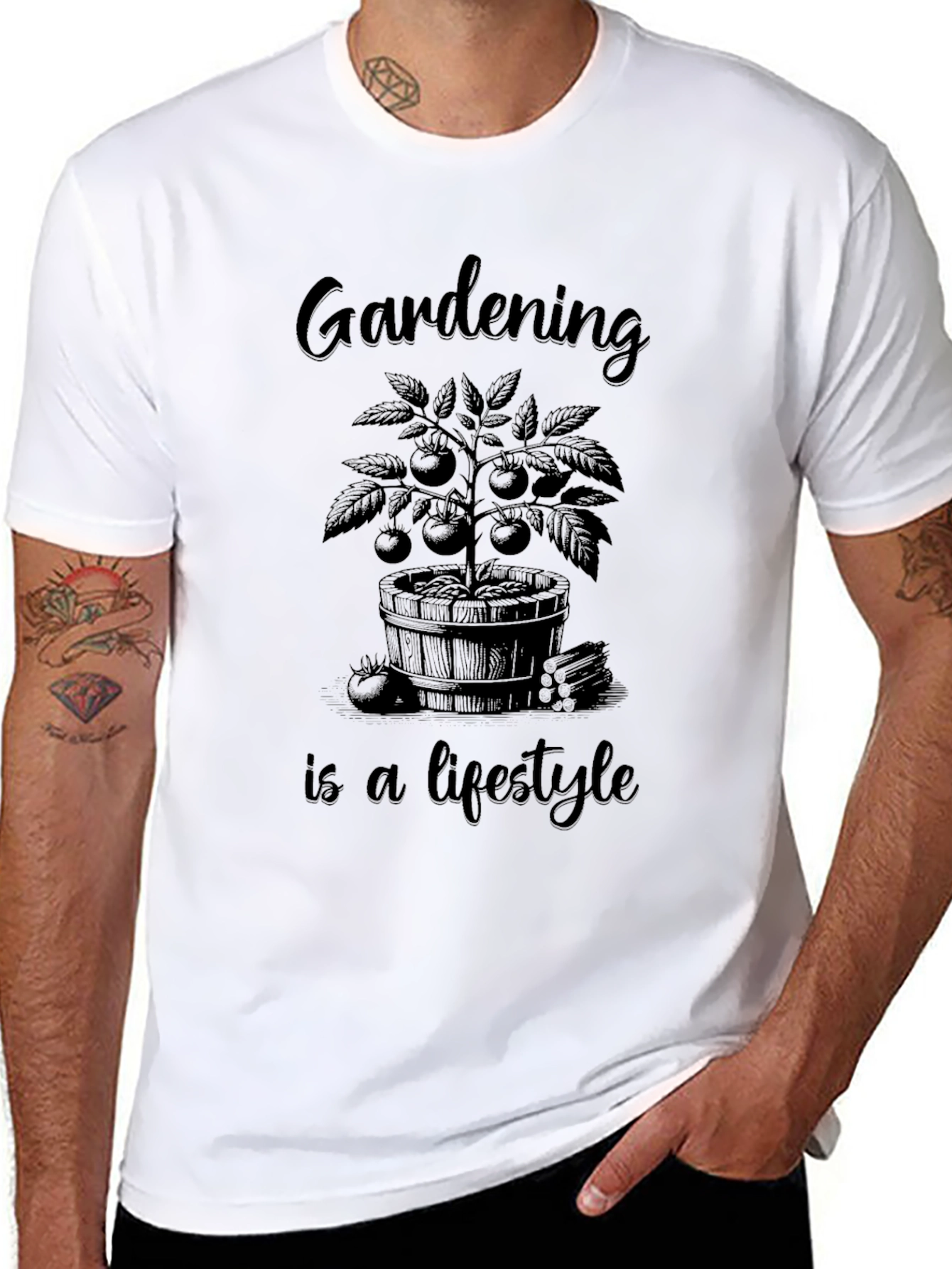 Gardening is a Lifestyle Graphic T-Shirt