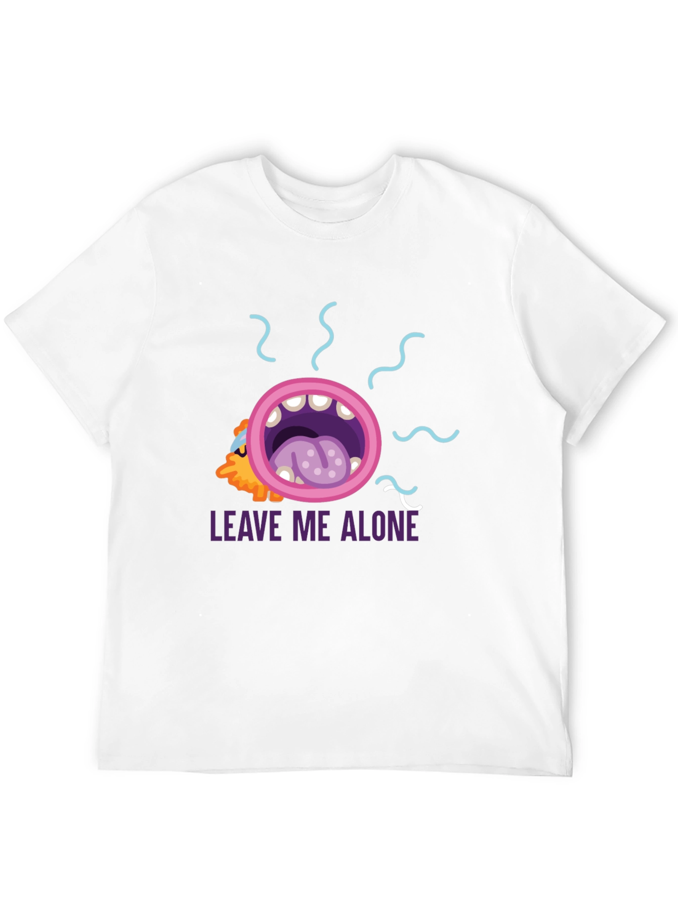 Leave Me Alone Graphic Tee - Black
