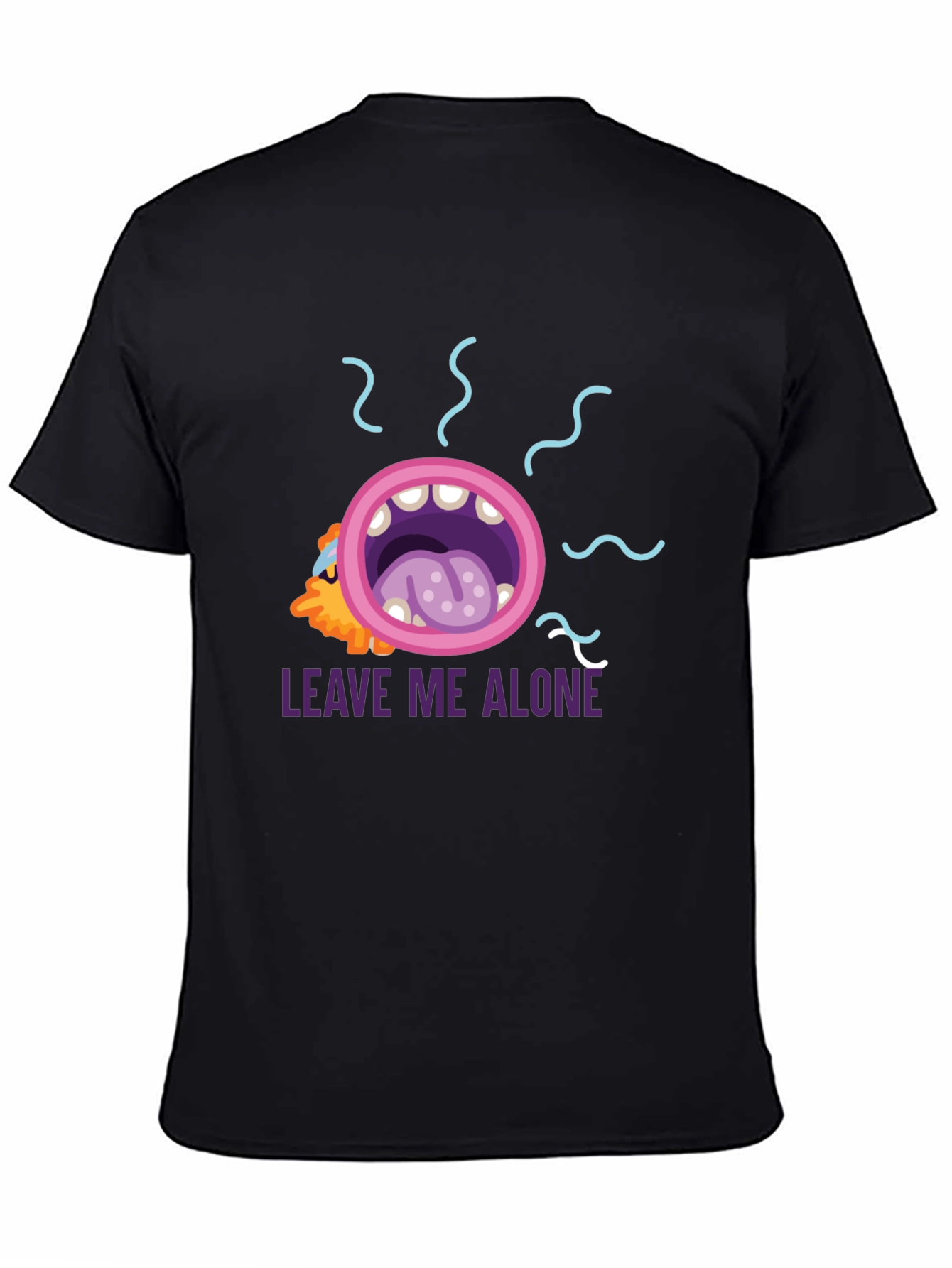 Leave Me Alone Graphic Tee - Black